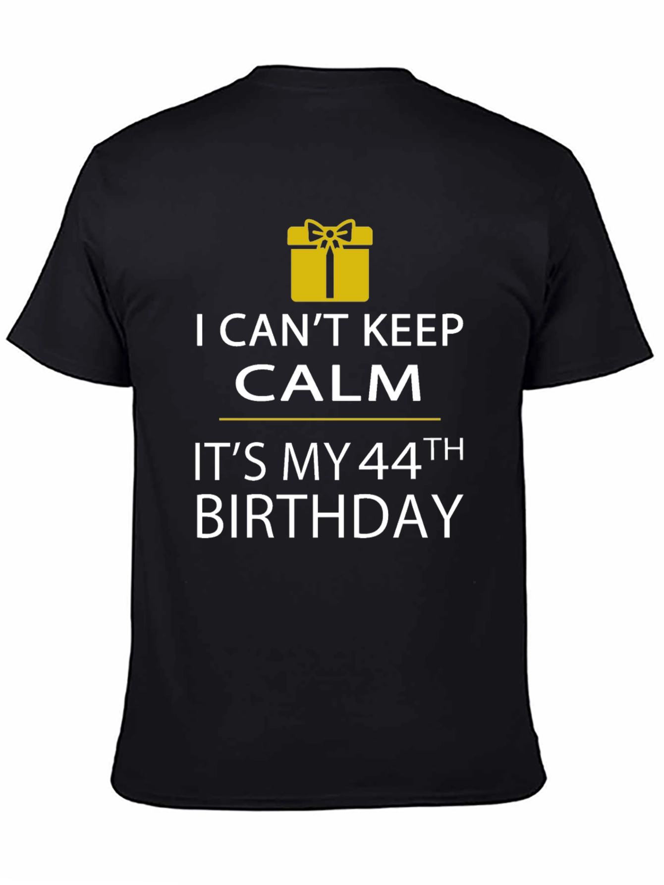 Funny 44th Birthday T-Shirt - Keep Calm