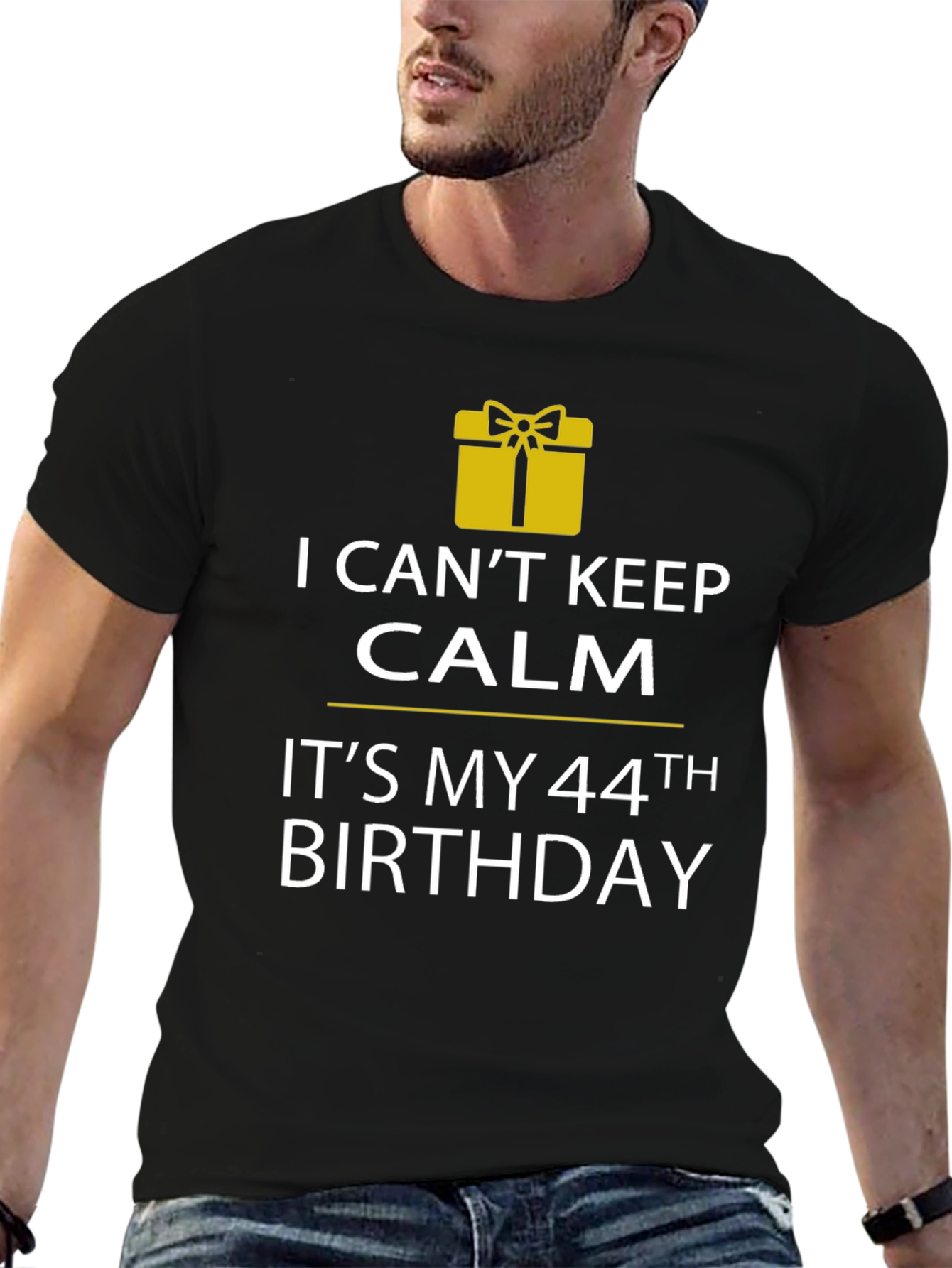 Funny 44th Birthday T-Shirt - Keep Calm