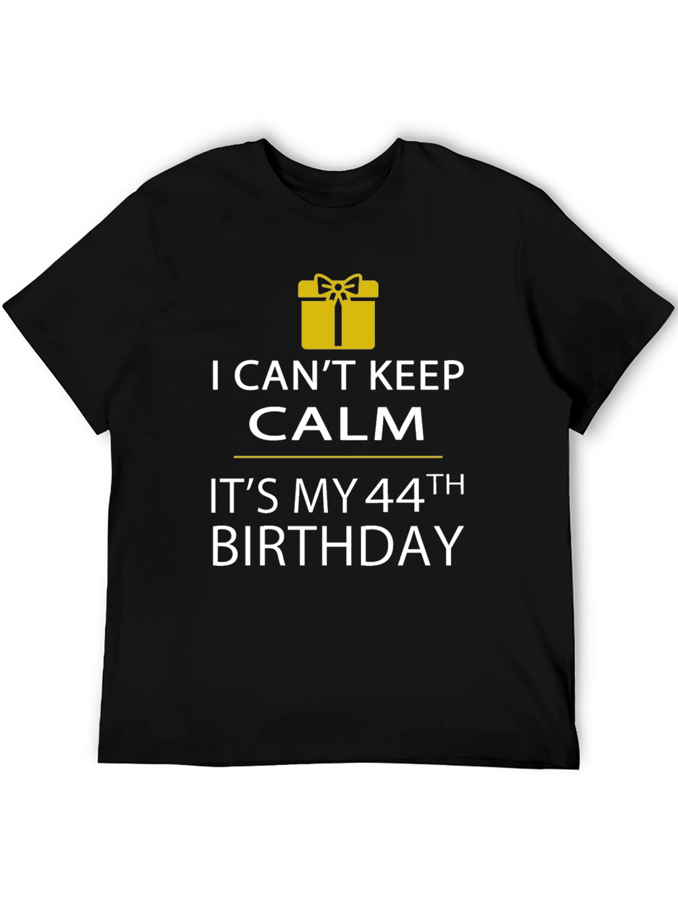 Funny 44th Birthday T-Shirt - Keep Calm