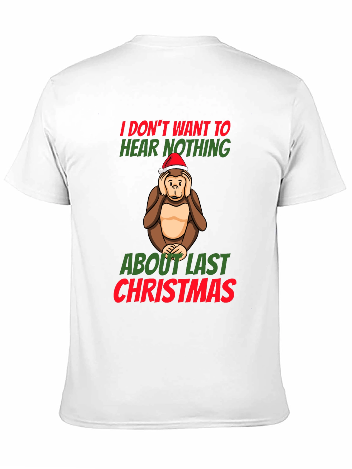 Funny Christmas Monkey T-Shirt