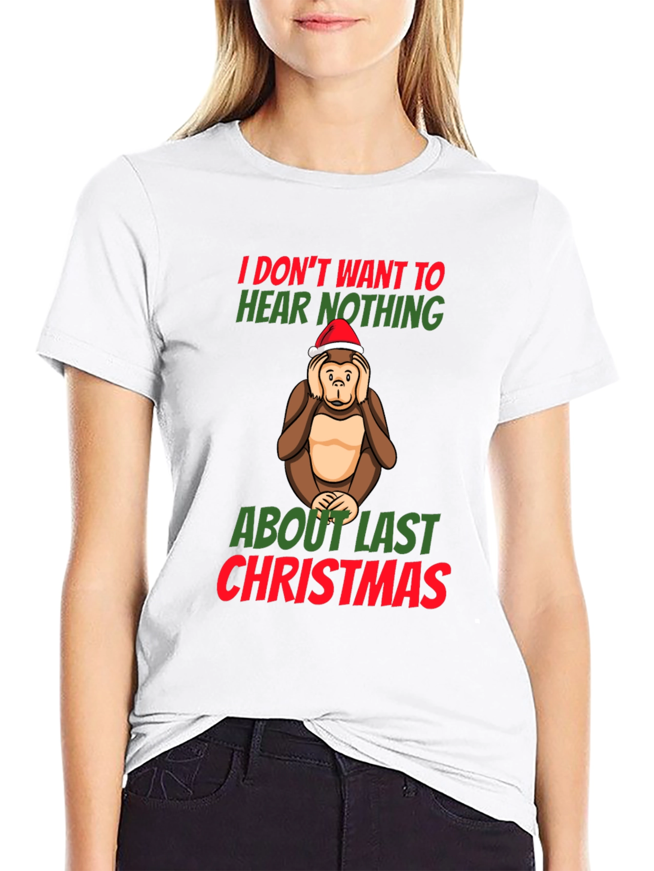 Funny Christmas Monkey T-Shirt