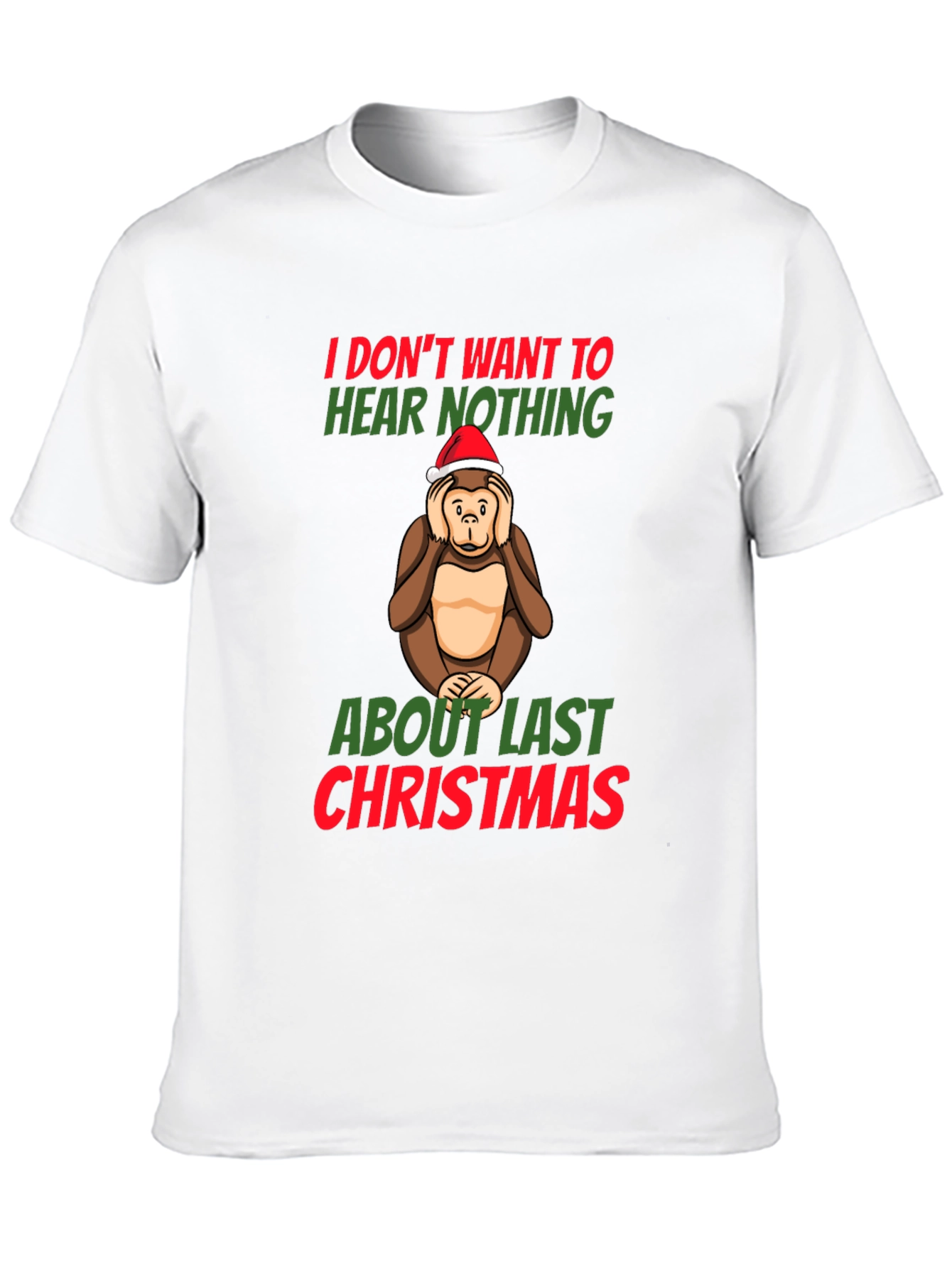 Funny Christmas Monkey T-Shirt