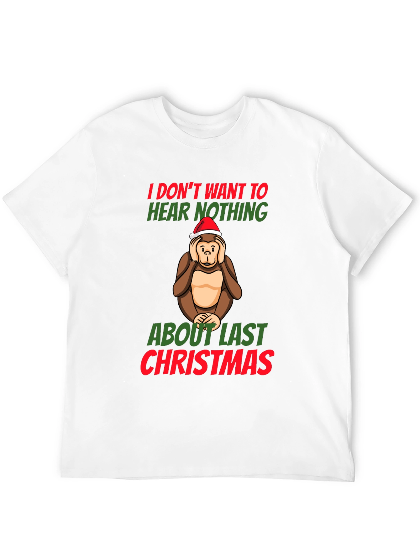 Funny Christmas Monkey T-Shirt