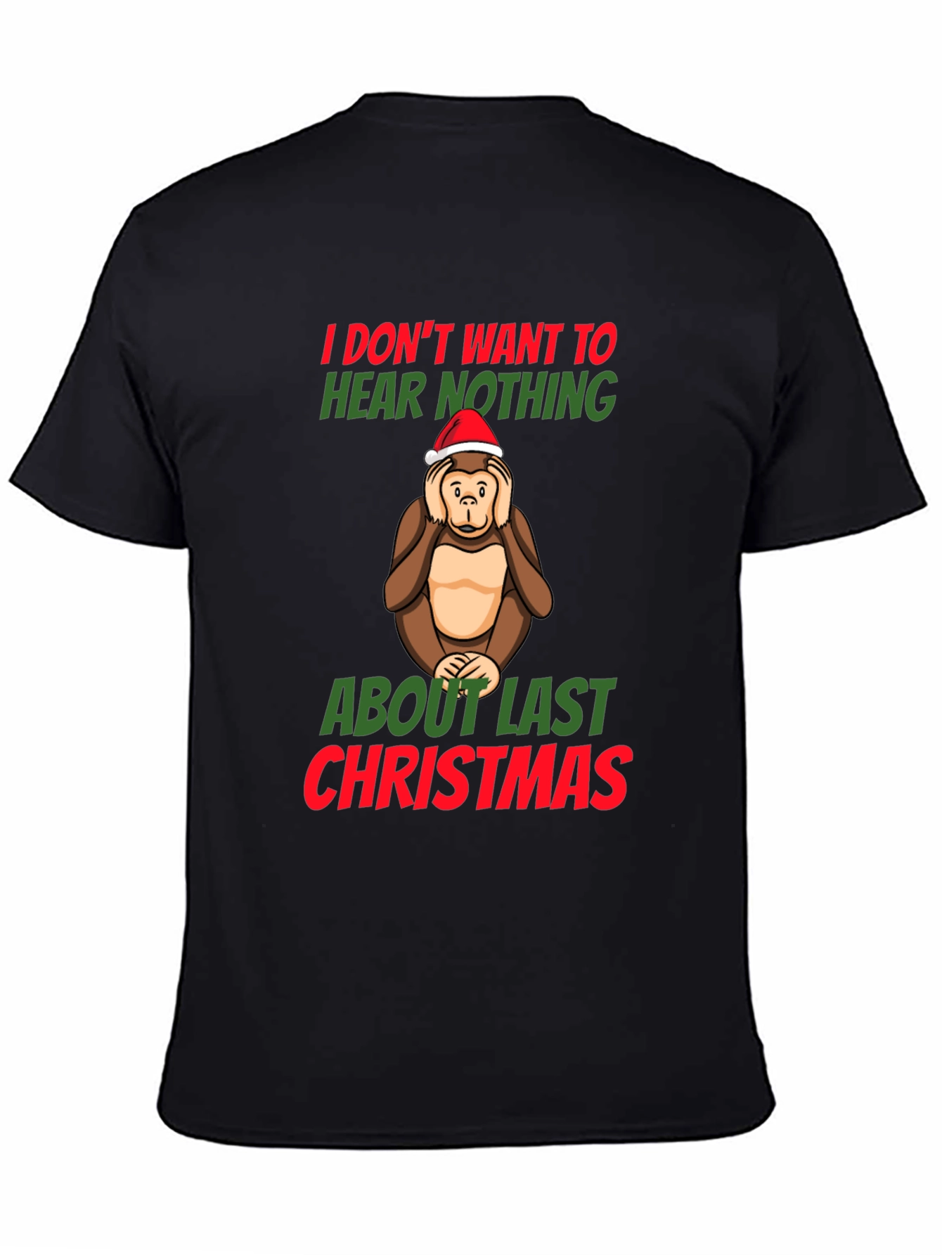 Funny Christmas Monkey T-Shirt