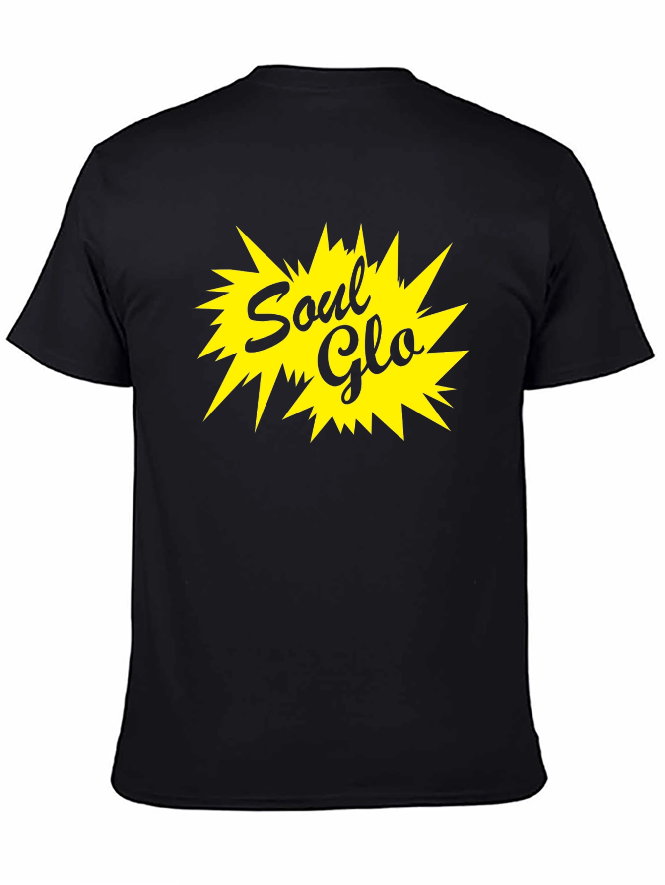 Soul Glo Graphic T-Shirt - Black Cotton Blend