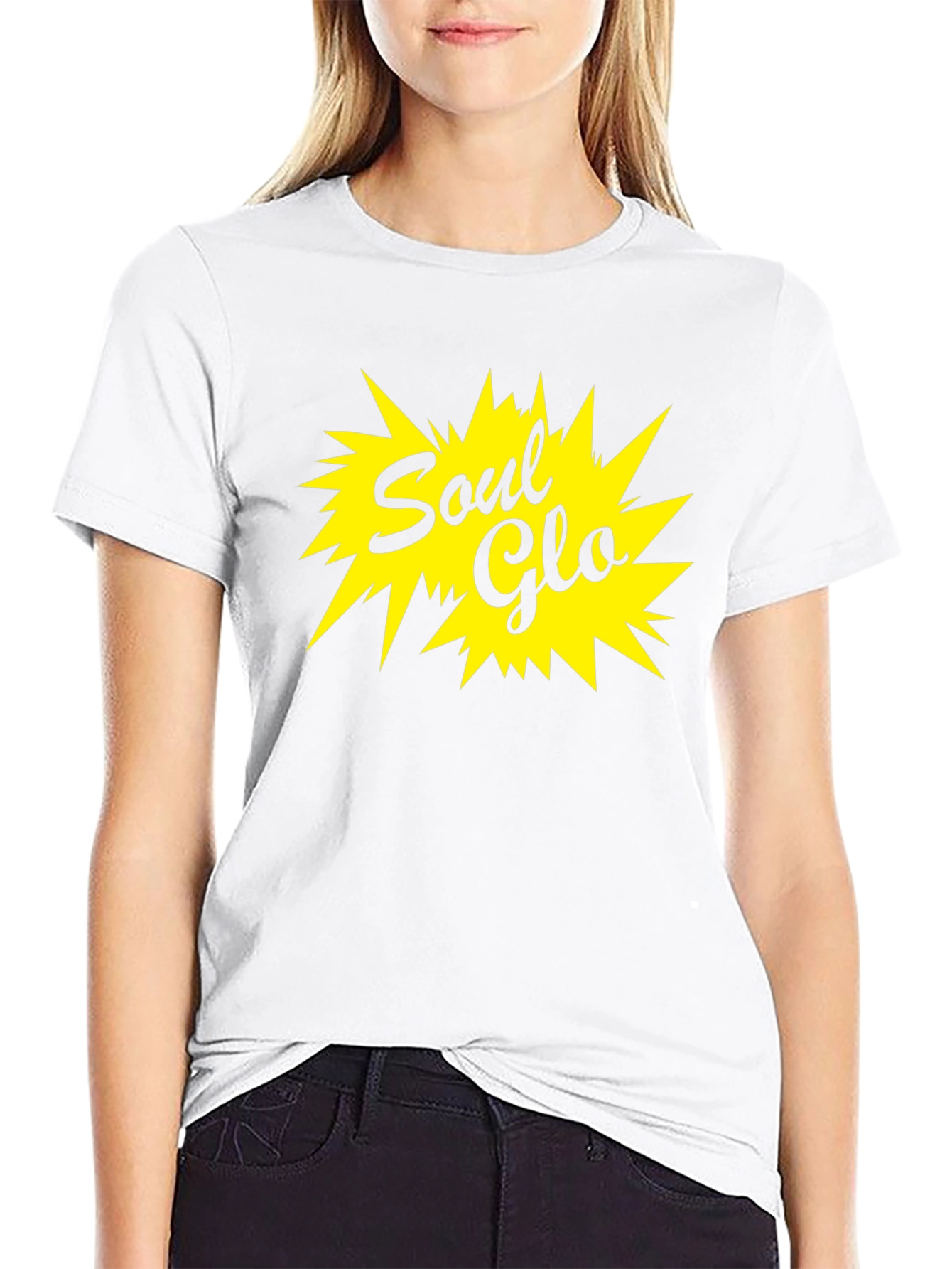 Soul Glo Graphic T-Shirt - Black Cotton Blend