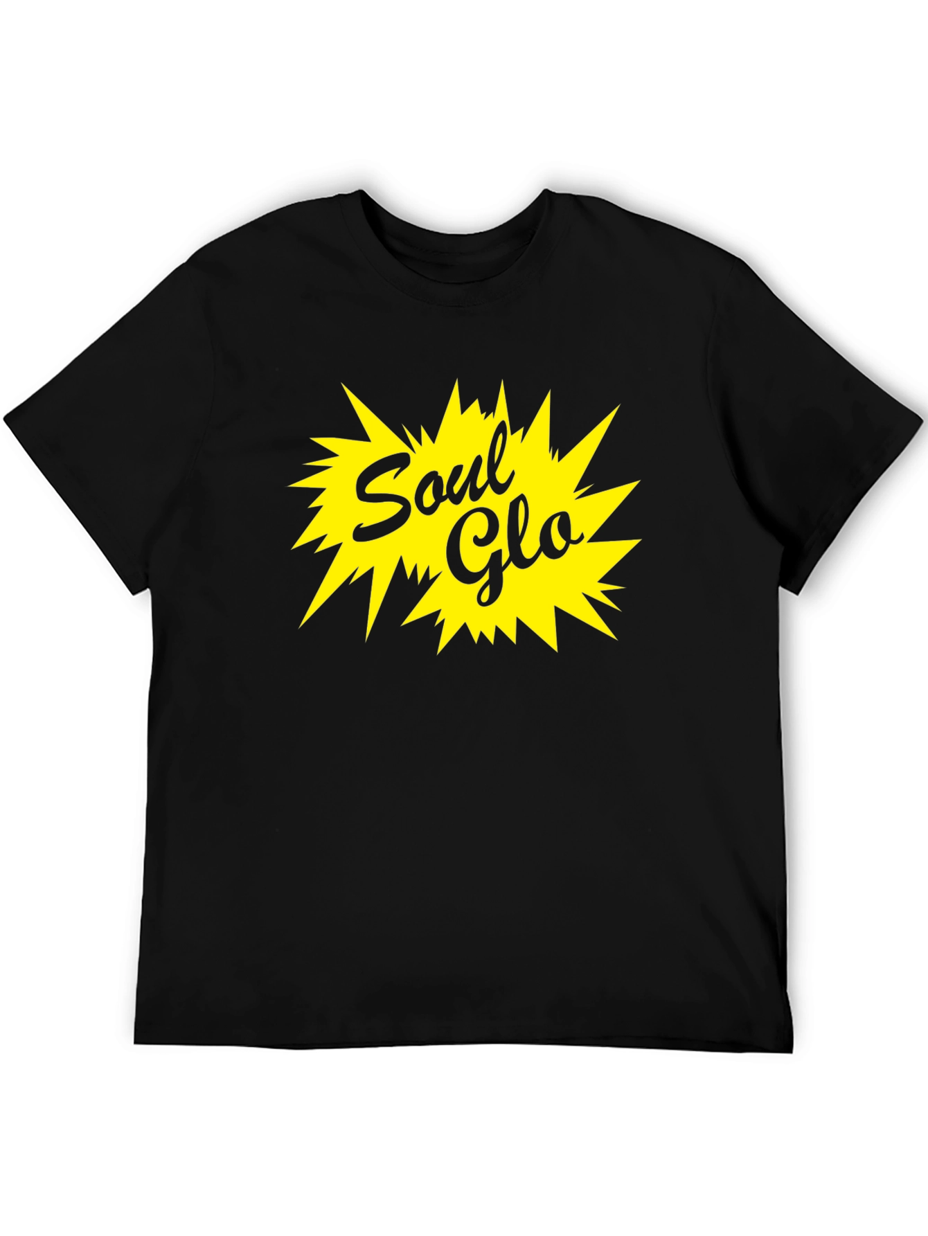 Soul Glo Graphic T-Shirt - Black Cotton Blend