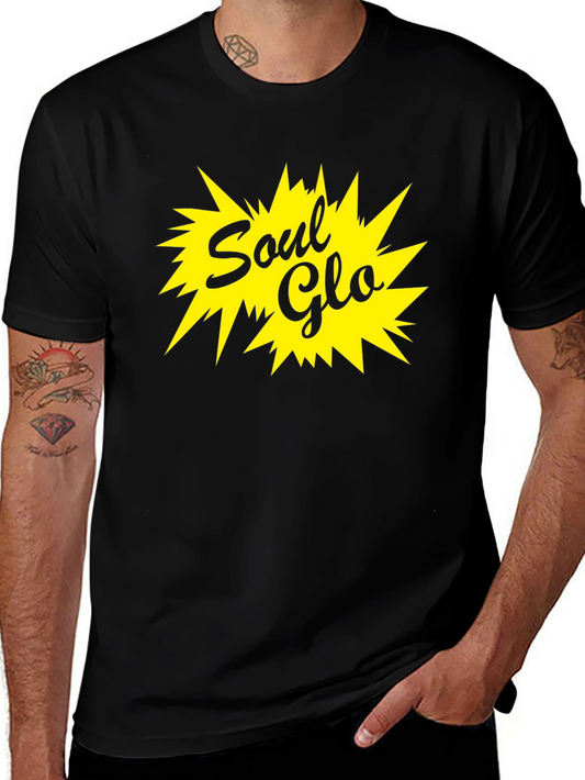 Soul Glo Graphic T-Shirt - Black Cotton Blend
