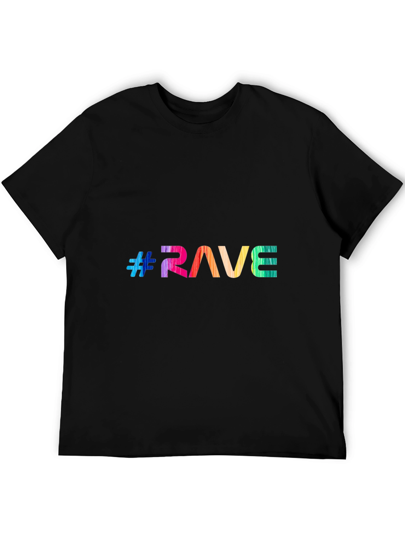 Rave Rainbow Graphic Tee - Festival Vibes
