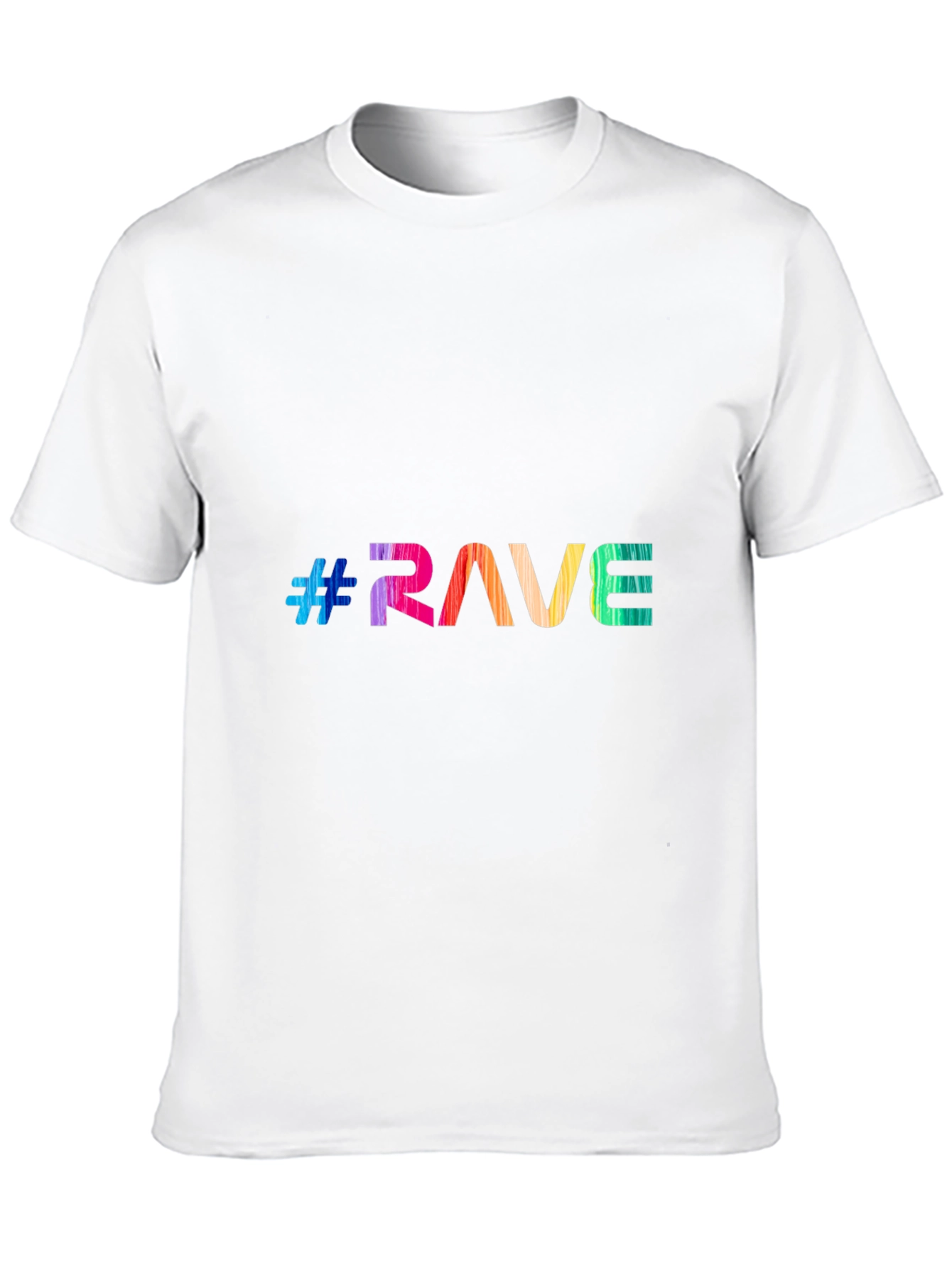 Rave Rainbow Graphic Tee - Festival Vibes