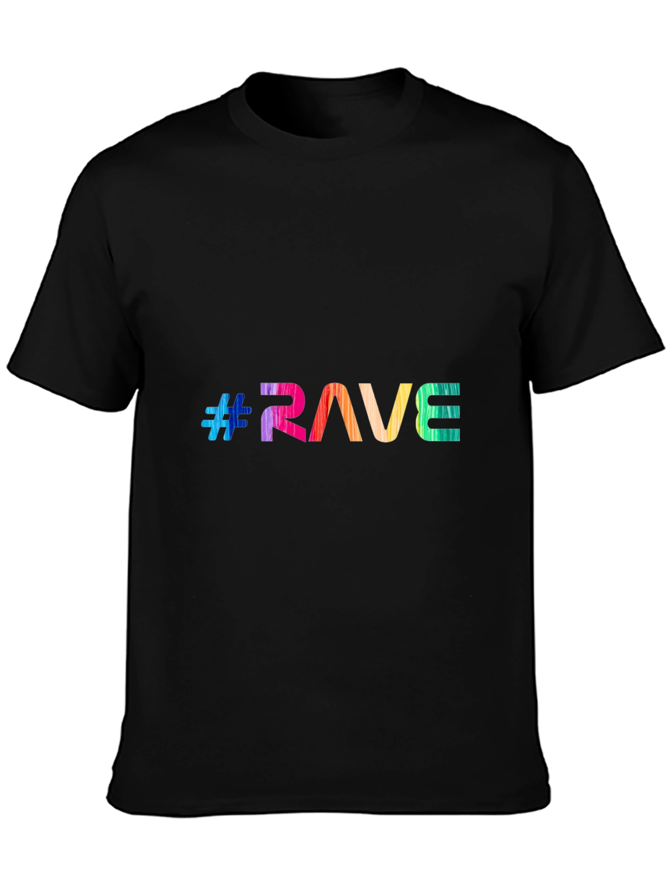 Rave Rainbow Graphic Tee - Festival Vibes