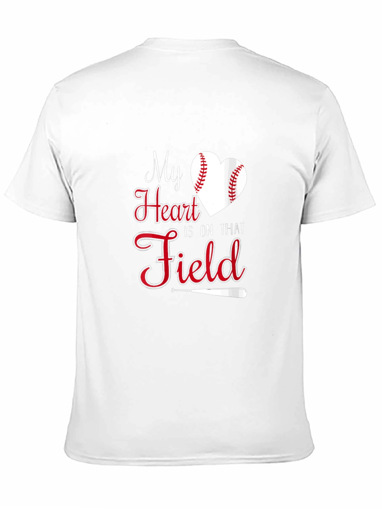 Baseball Heart Field Graphic Tee