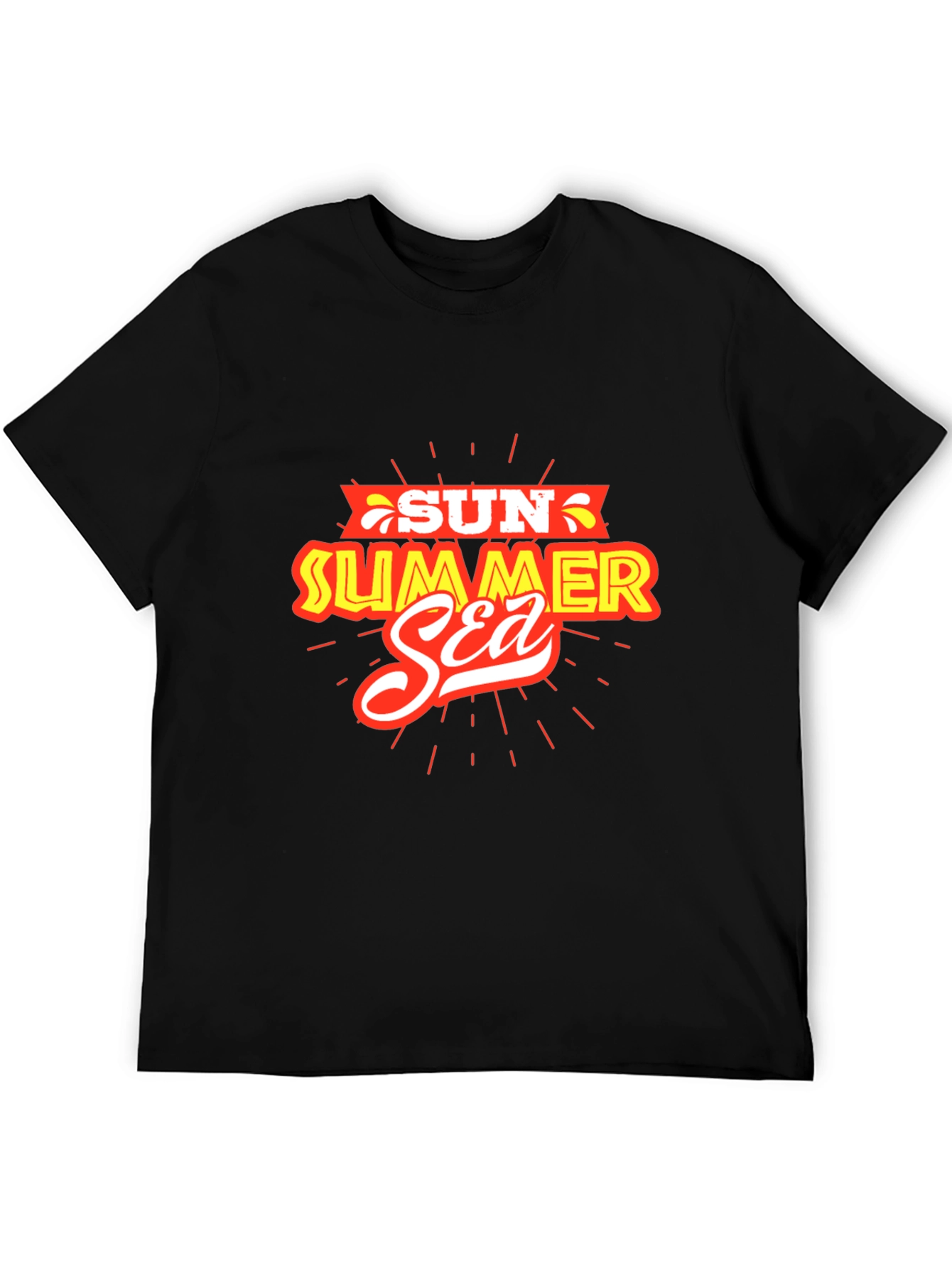 Summer Fun Graphic Tee - Sun Sea Summer Design