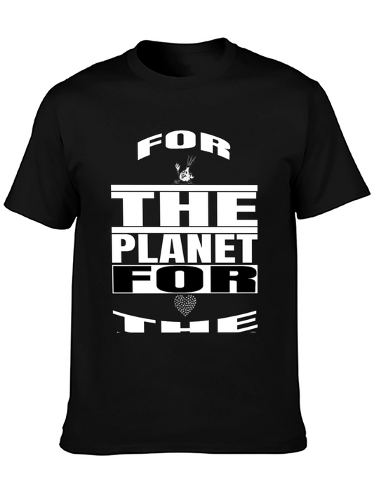 For The Planet Black Graphic Tee