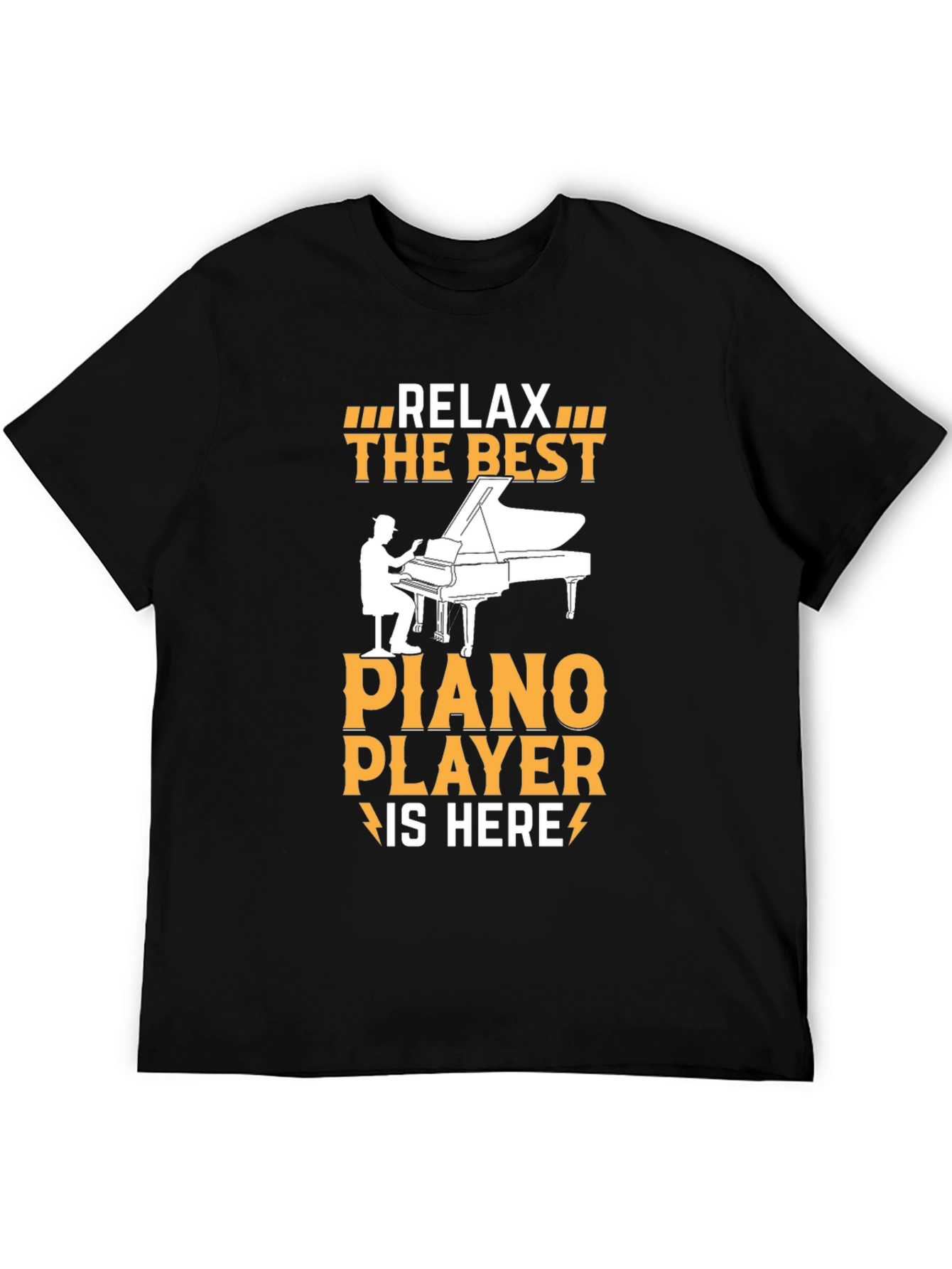 Relax The Best Piano Player Graphic T-Shirt