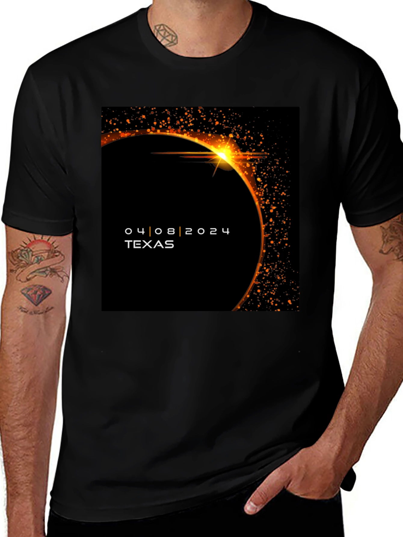 Texas Solar Eclipse 04.08.2024 T-Shirt