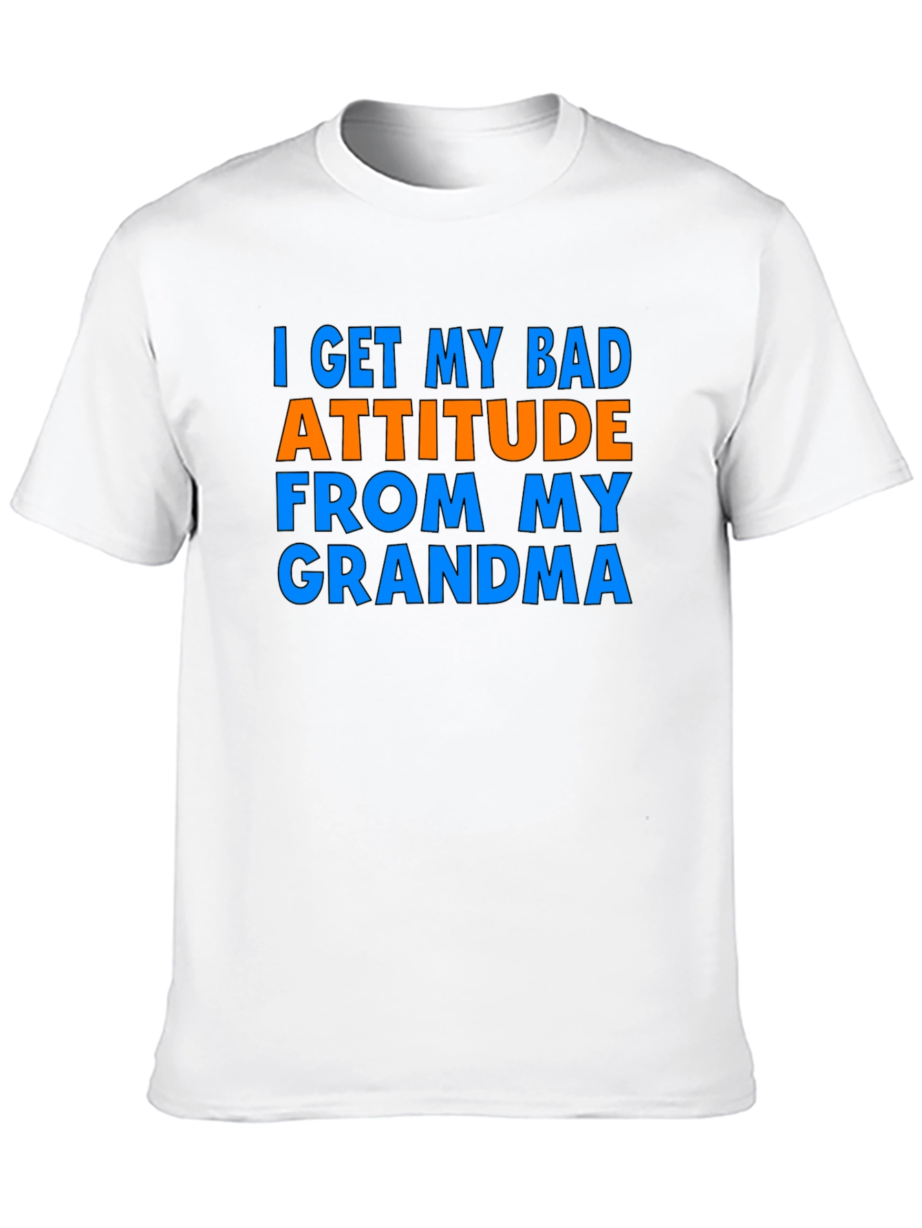 Funny Bad Attitude Grandma Graphic T-Shirt