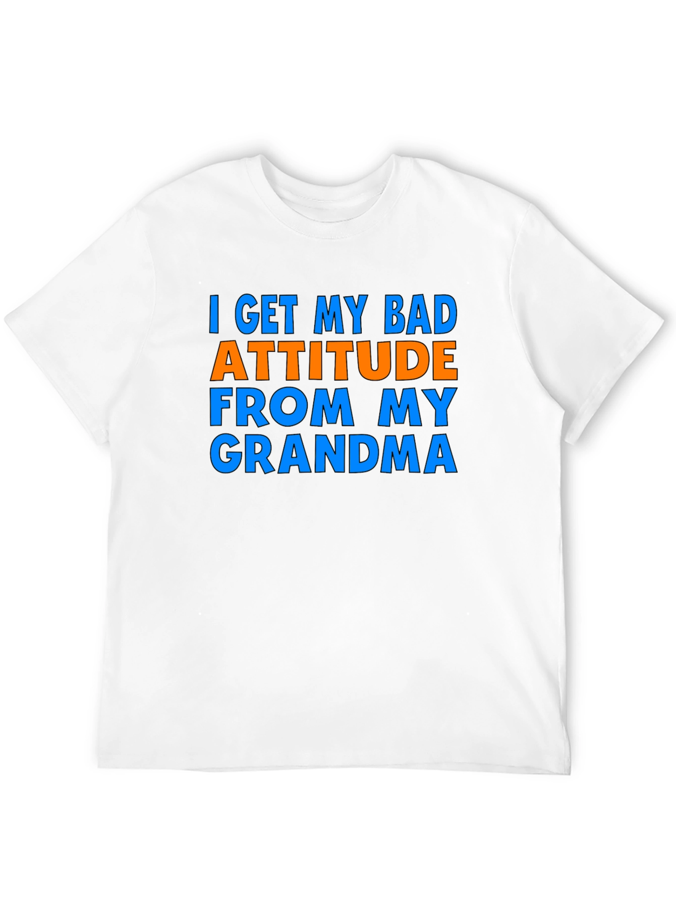 Funny Bad Attitude Grandma Graphic T-Shirt