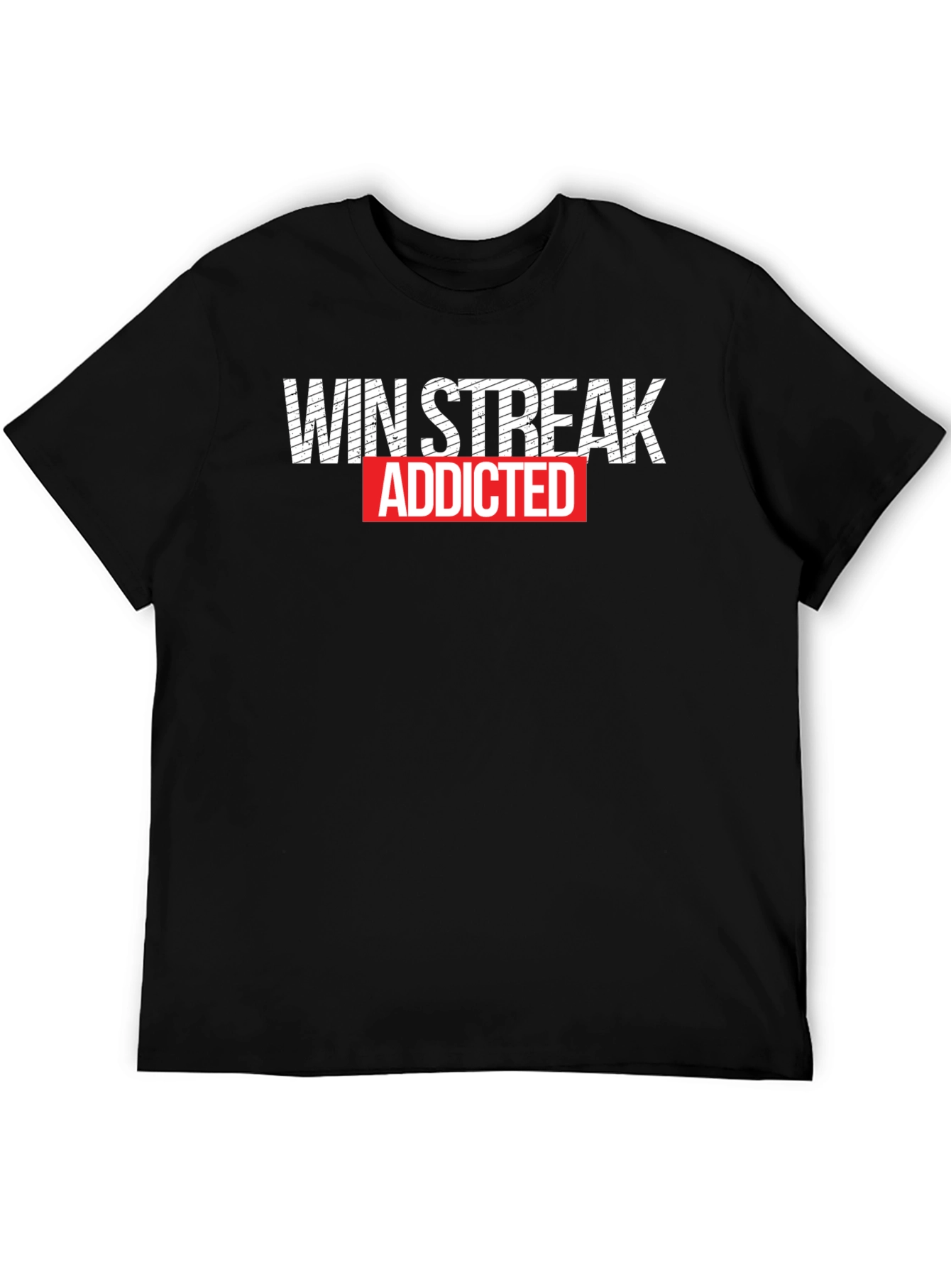Win Streak Addicted Graphic Tee - Black