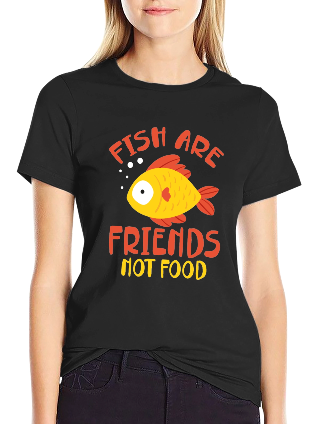 Fish are Friends T-Shirt - Graphic Tee