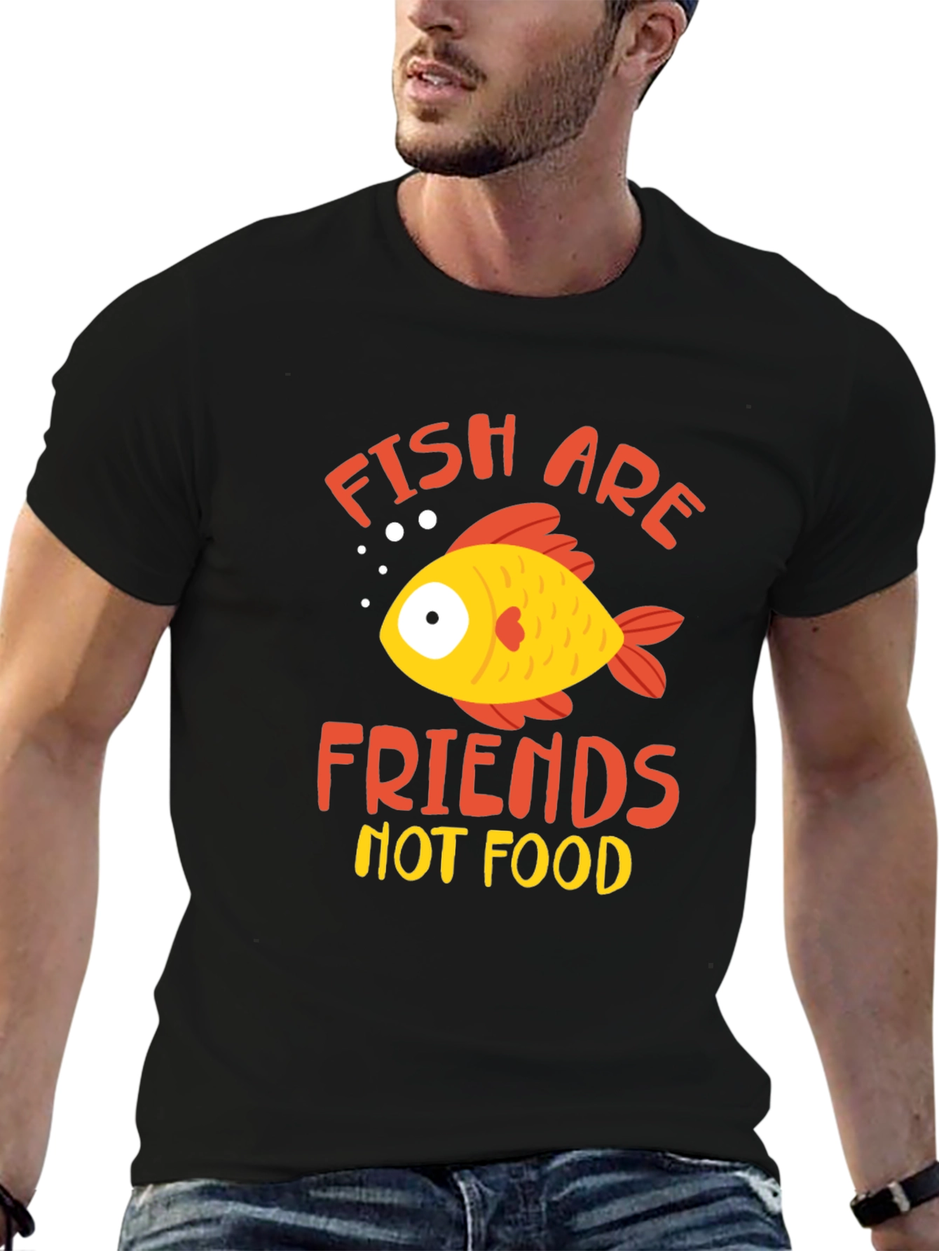 Fish are Friends T-Shirt - Graphic Tee