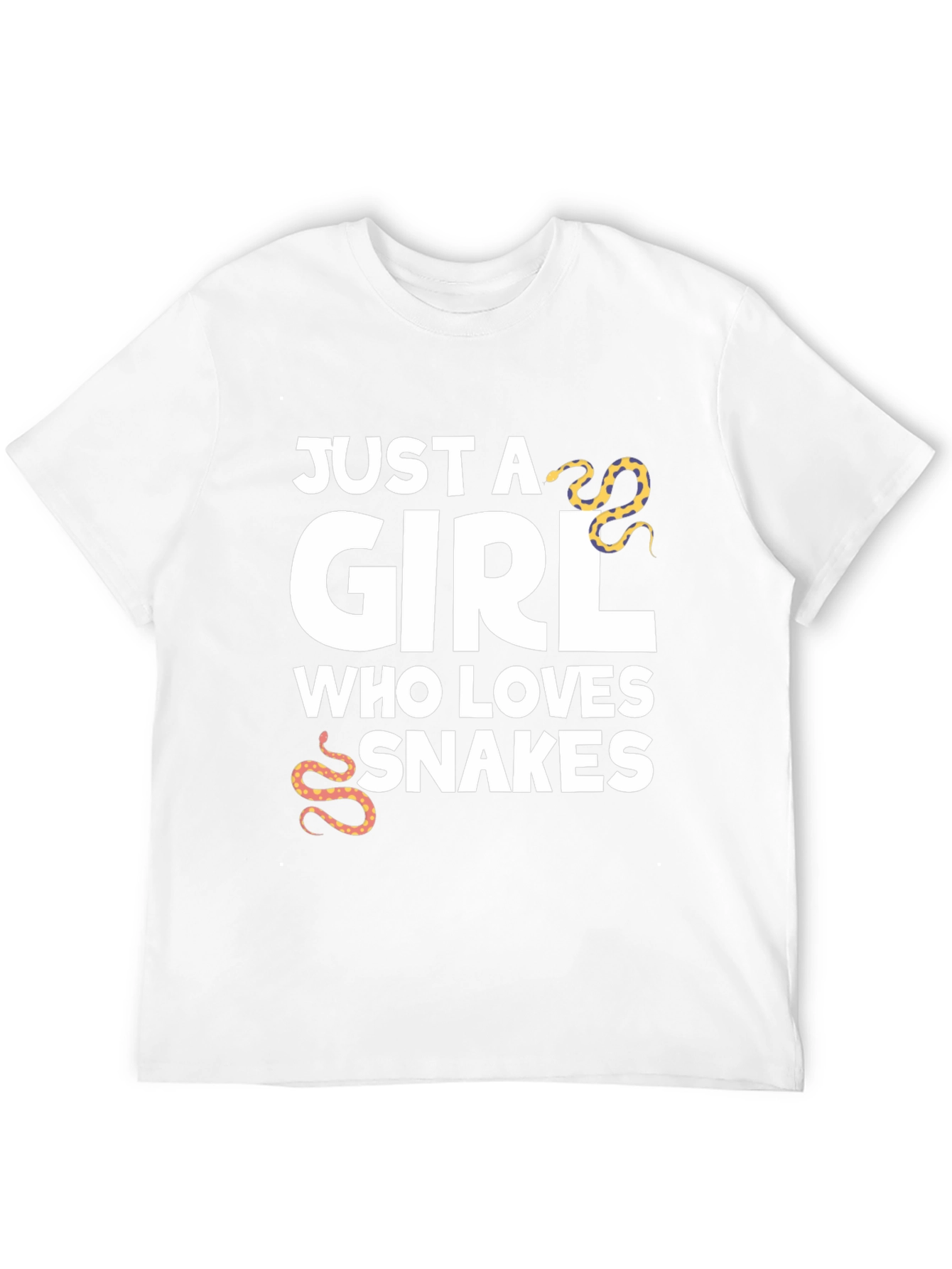 Just A Girl Who Loves Snakes Graphic T-Shirt