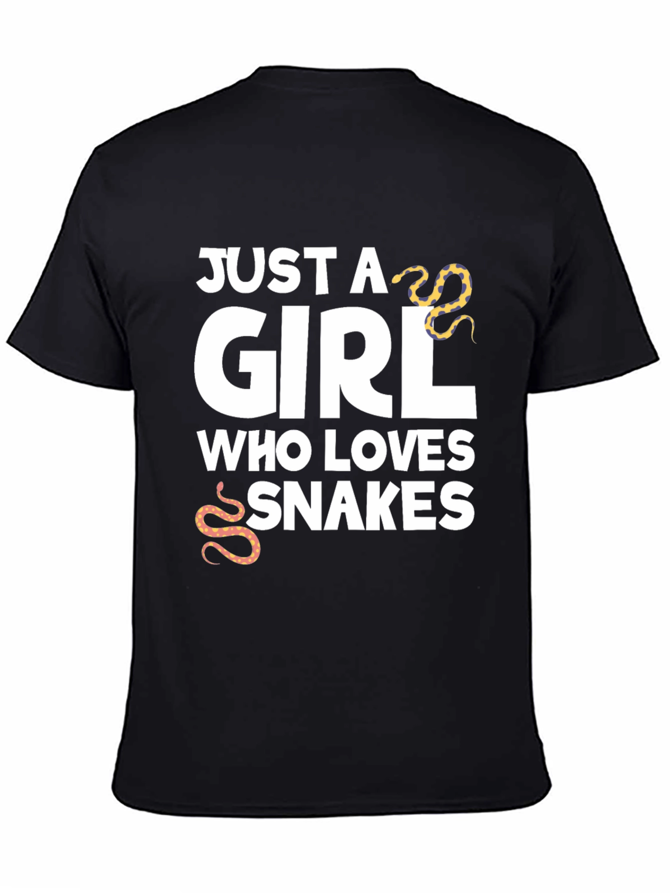 Just A Girl Who Loves Snakes Graphic T-Shirt