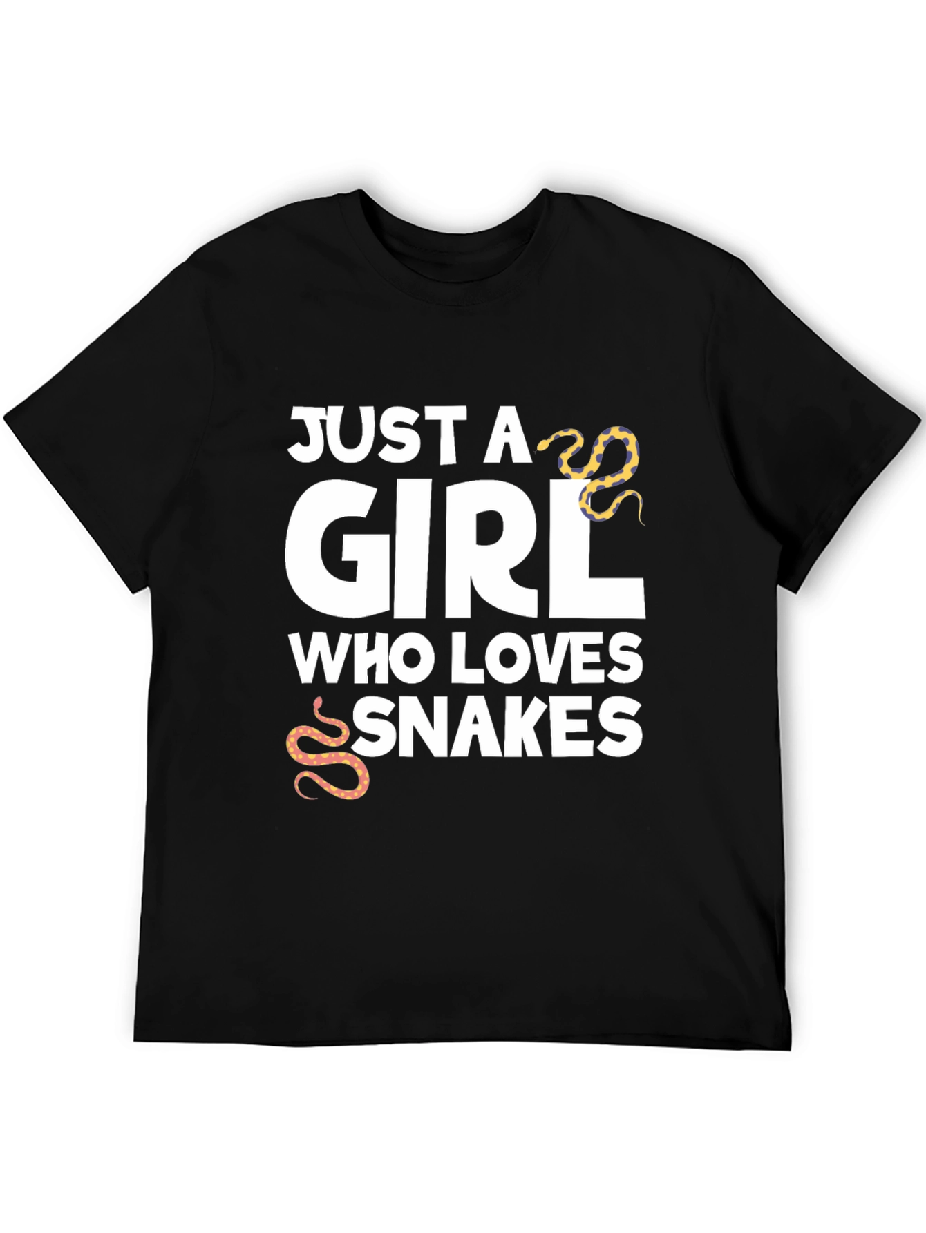 Just A Girl Who Loves Snakes Graphic T-Shirt