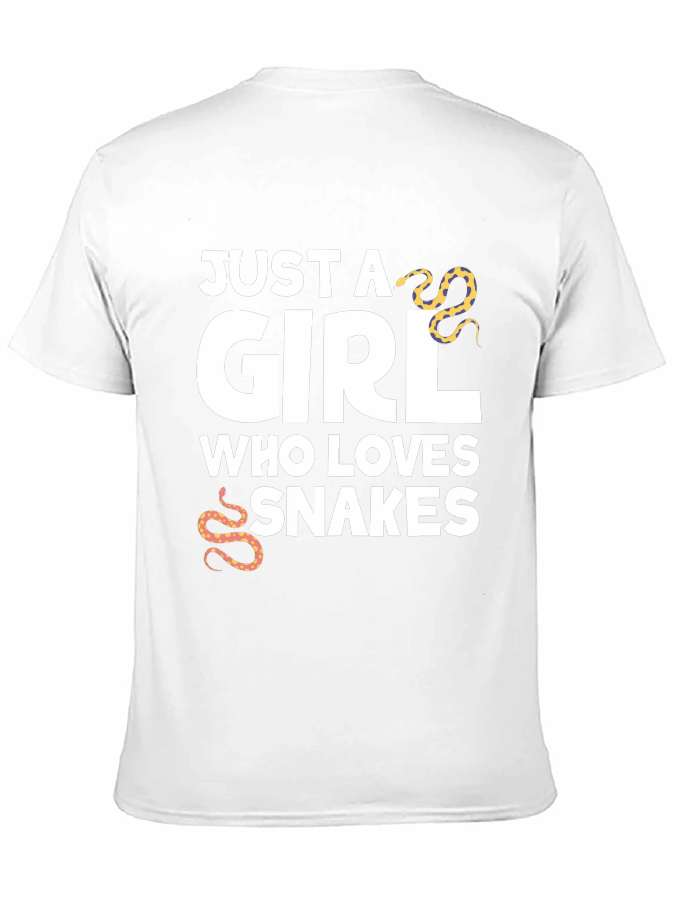 Just A Girl Who Loves Snakes Graphic T-Shirt