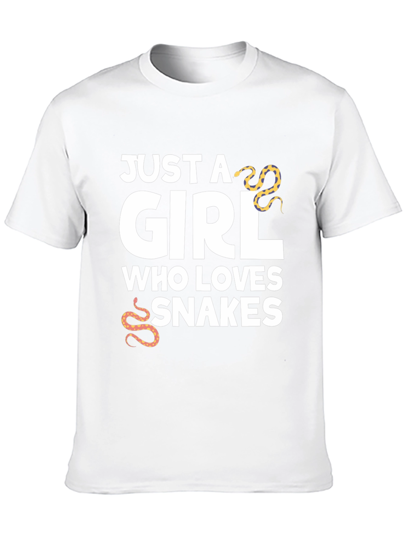 Just A Girl Who Loves Snakes Graphic T-Shirt