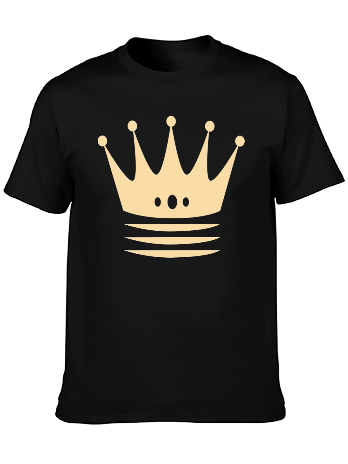 Crown Graphic T-Shirt - Black