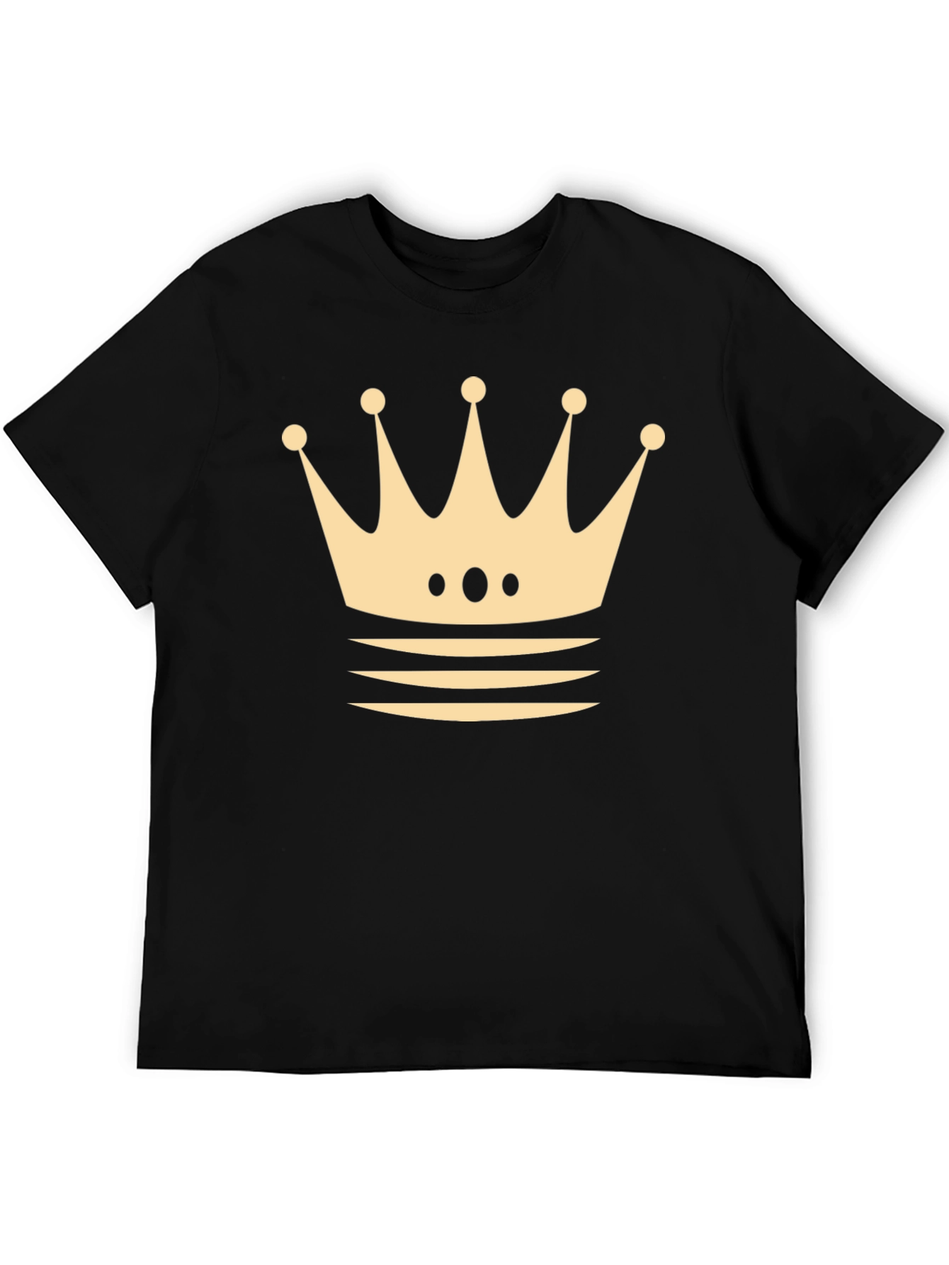 Crown Graphic T-Shirt - Black