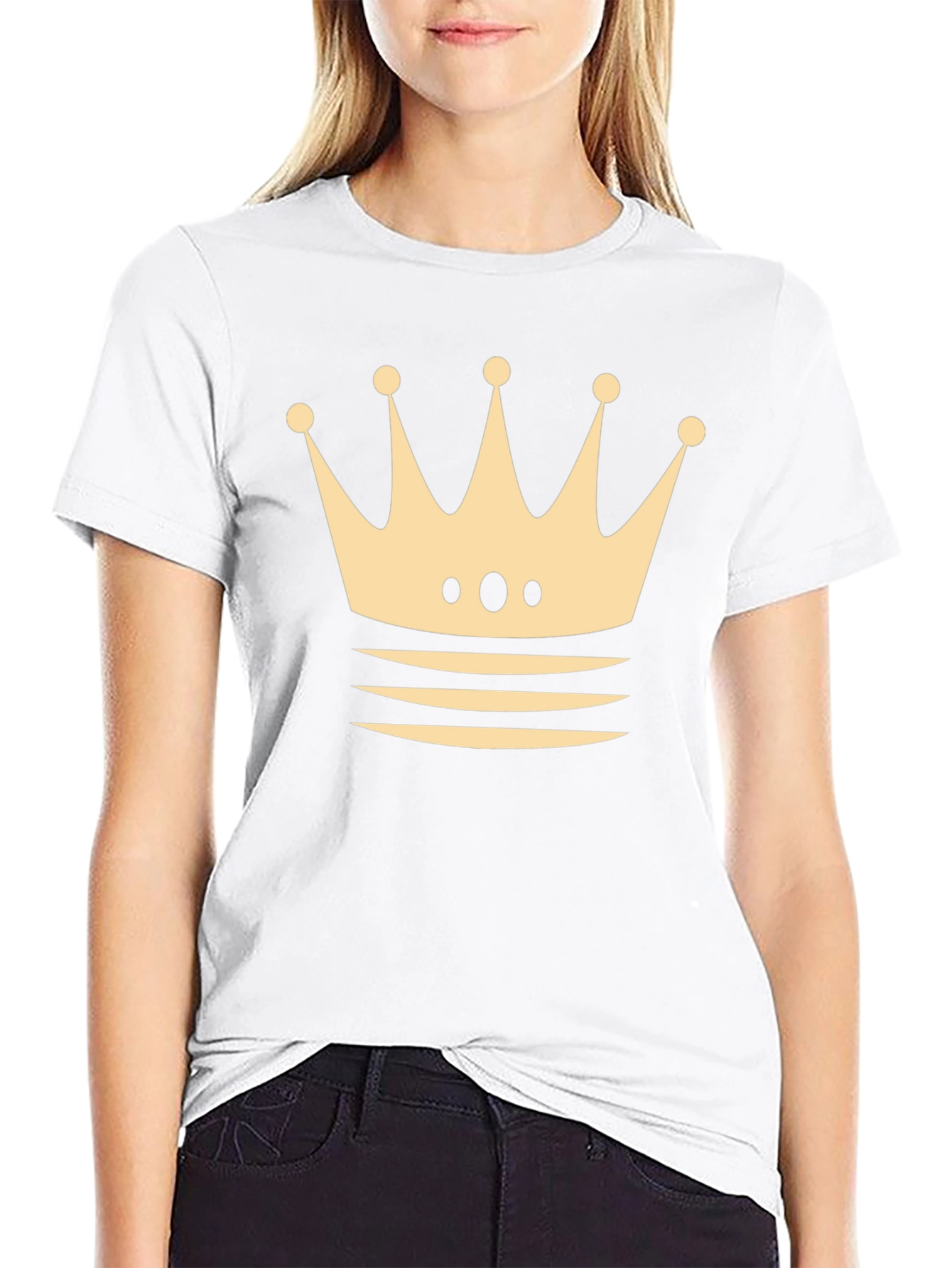 Crown Graphic T-Shirt - Black