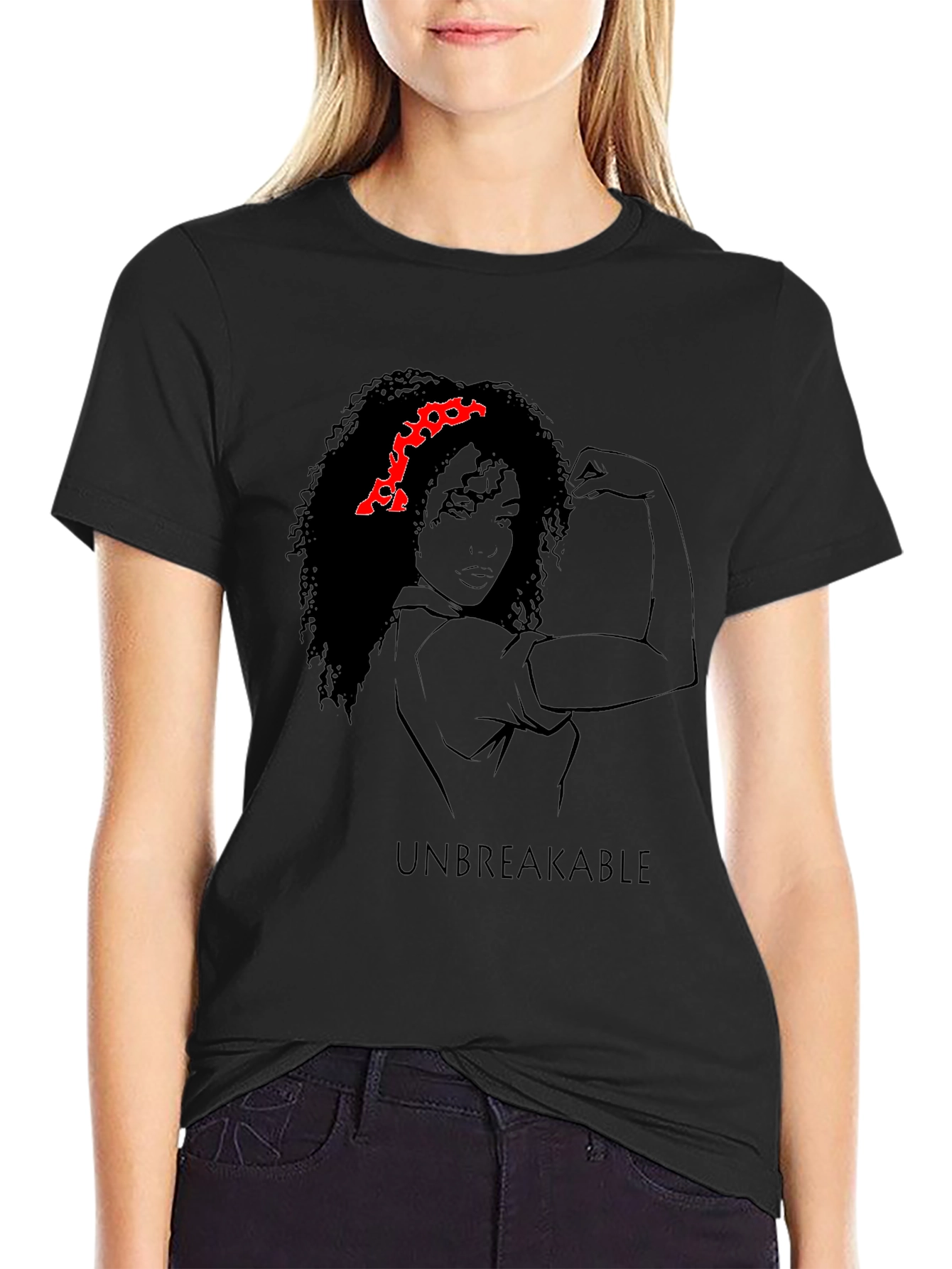 Unbreakable Empowerment Graphic T-Shirt