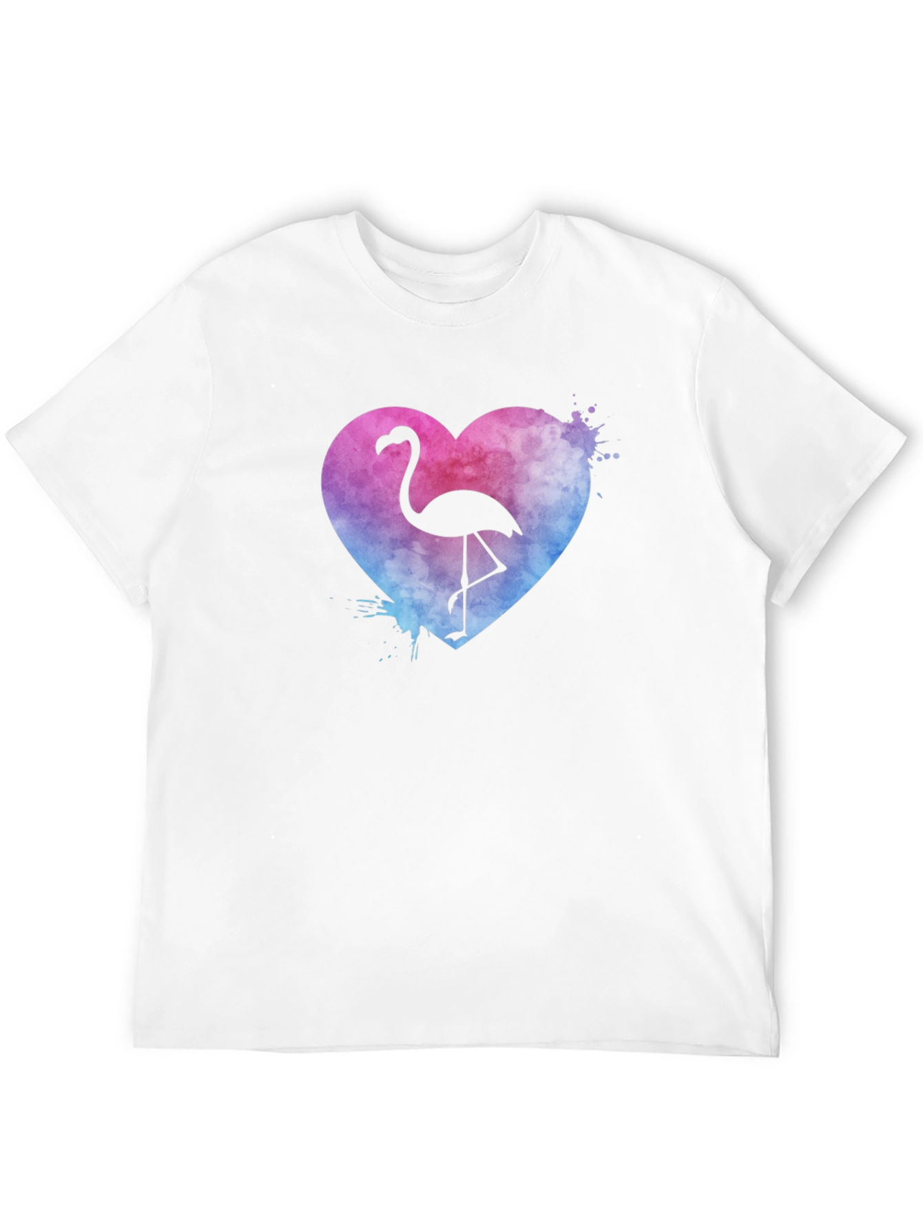Flamingo Heart T-Shirt - Graphic Tee
