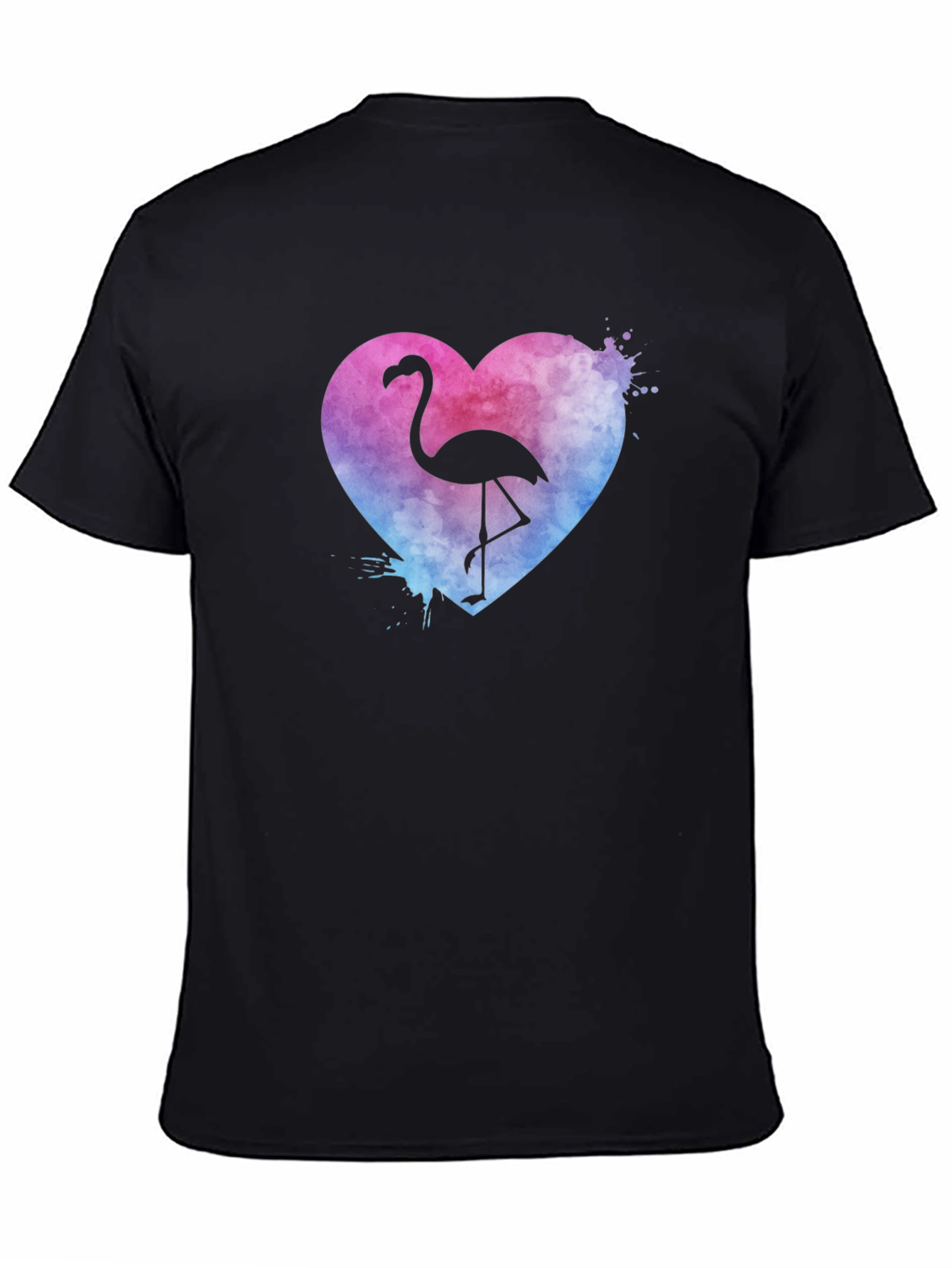 Flamingo Heart T-Shirt - Graphic Tee