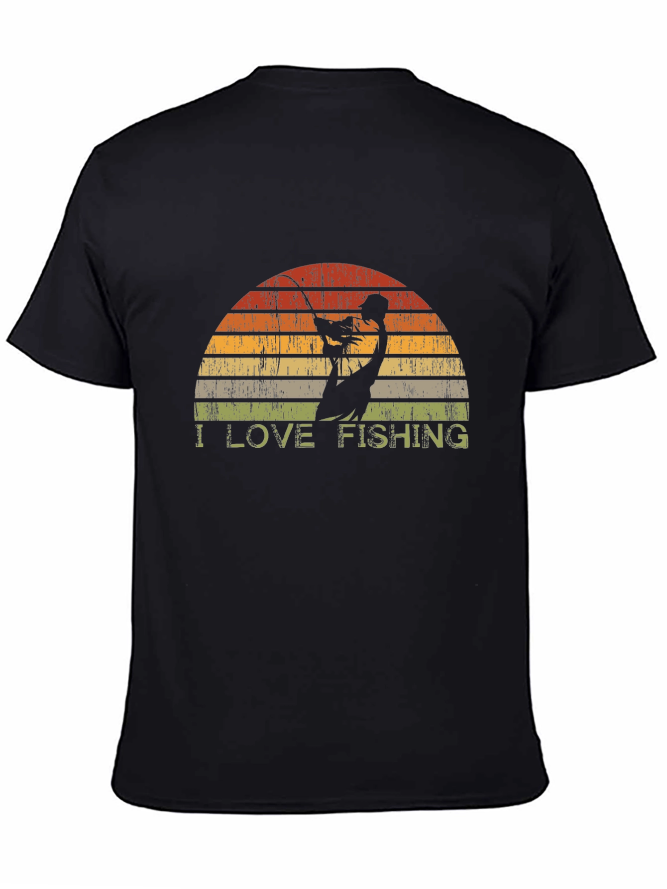 I Love Fishing T-Shirt - Retro Fisherman Design