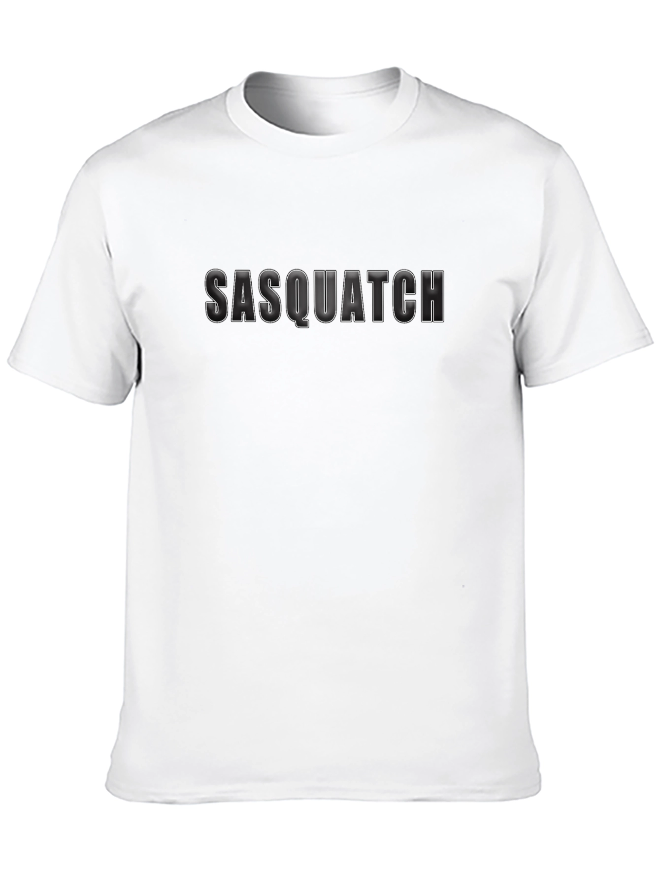 Sasquatch T-Shirt - Black Crew Neck Tee