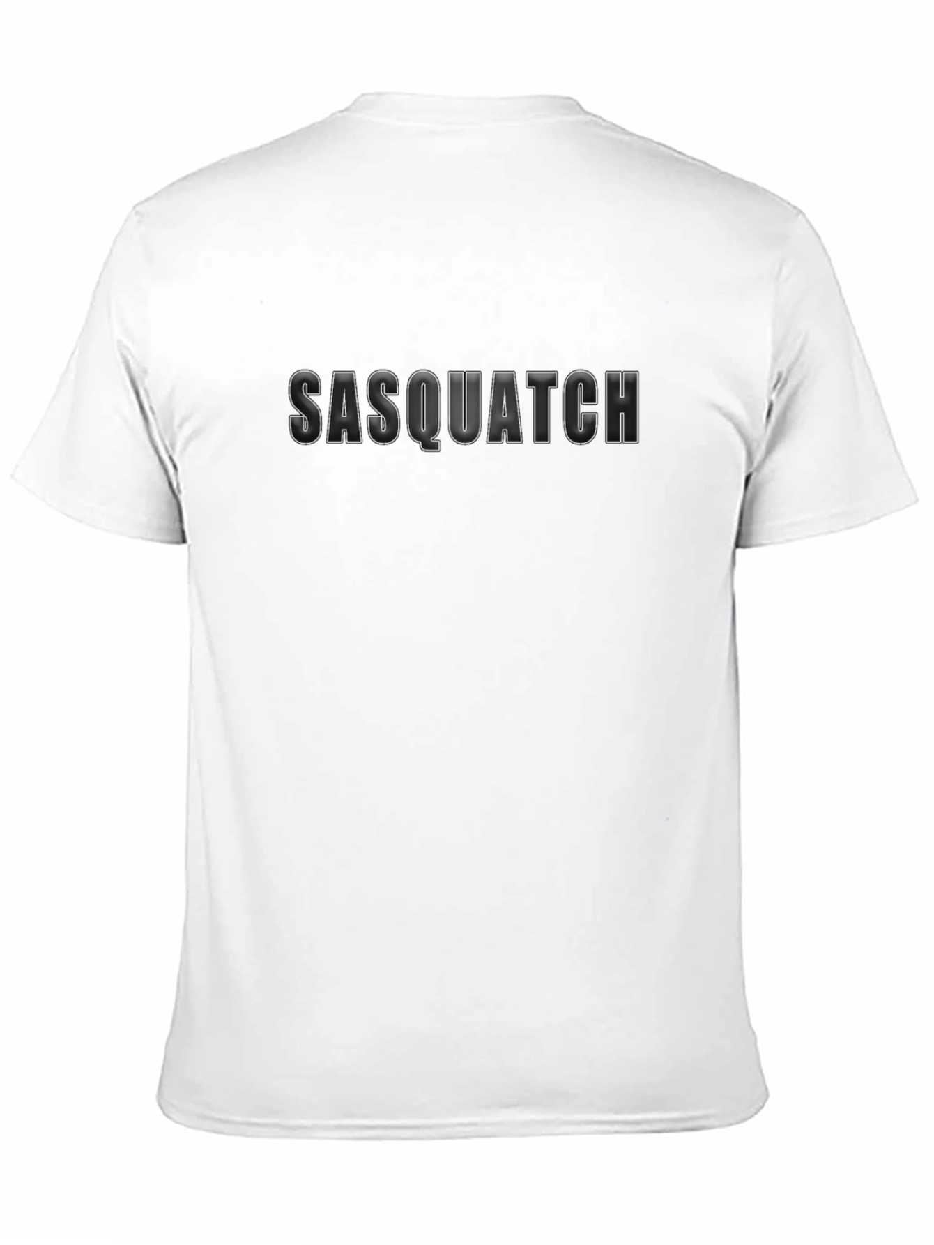 Sasquatch T-Shirt - Black Crew Neck Tee