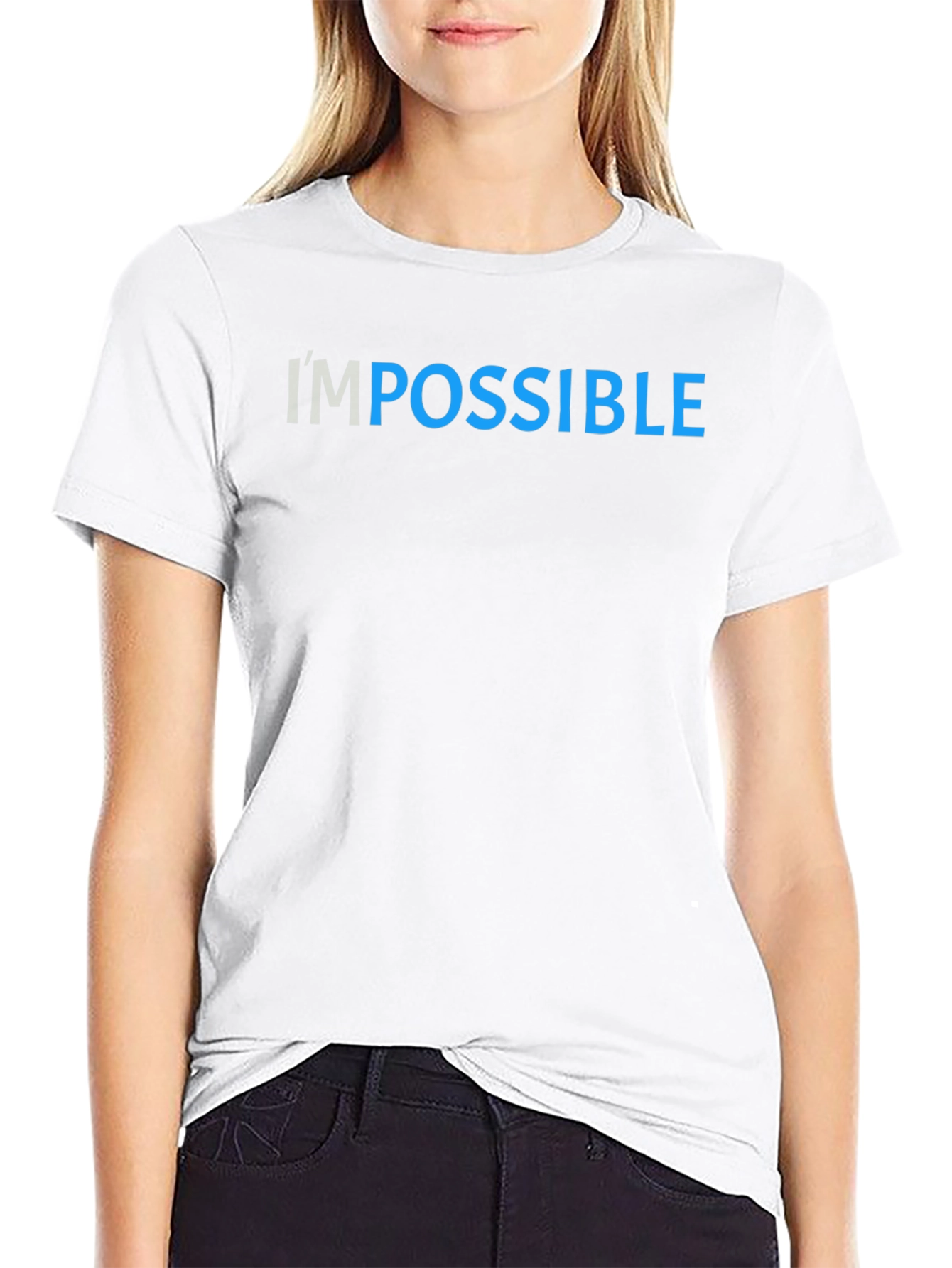 Im Possible T-Shirt - Motivational Black Tee