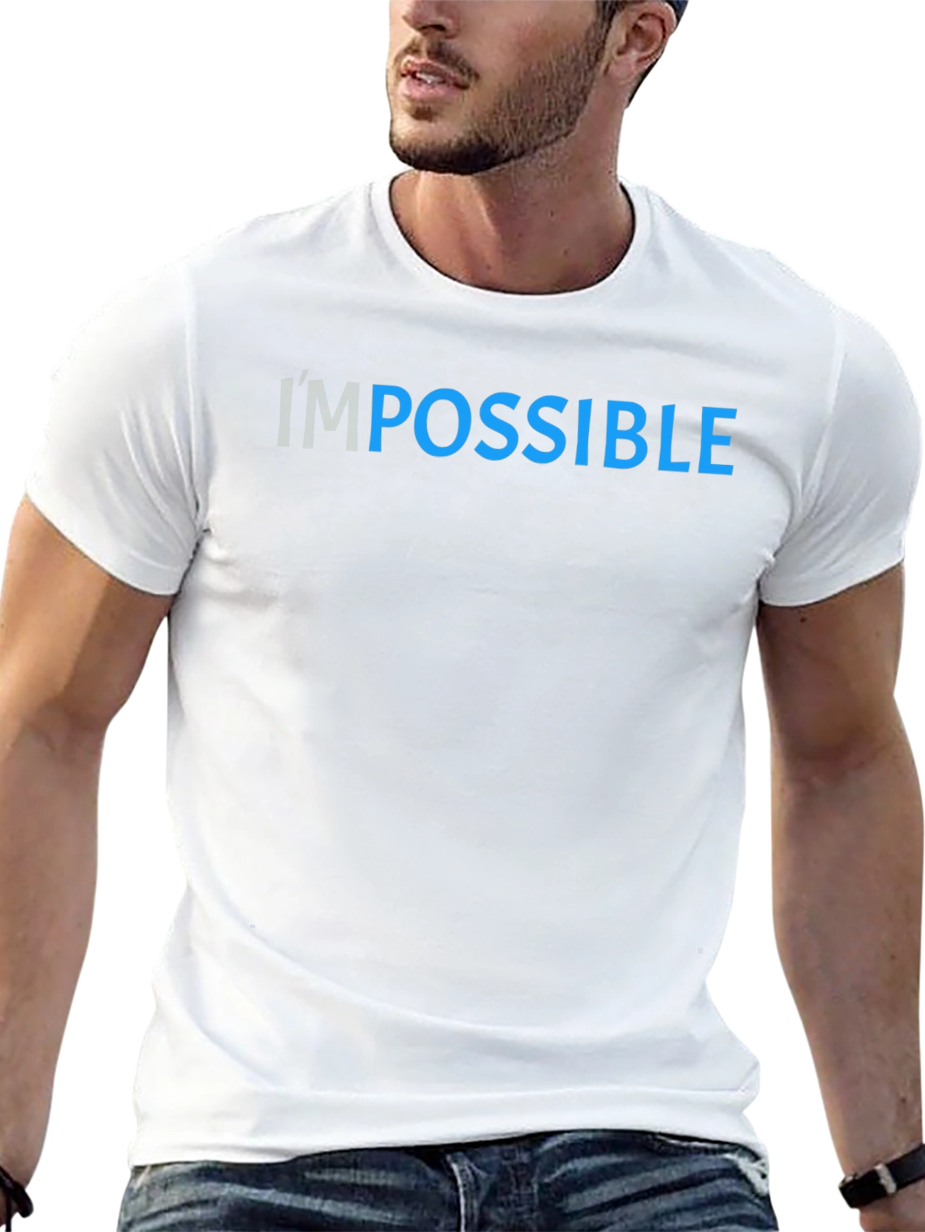 Im Possible T-Shirt - Motivational Black Tee