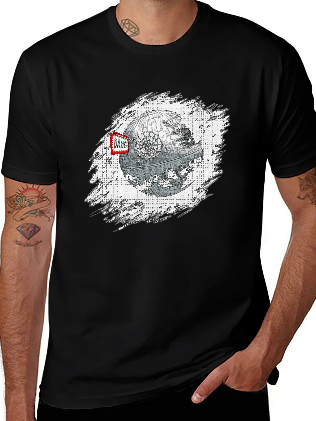 Death Star T-Shirt - Sci-Fi Graphic Tee