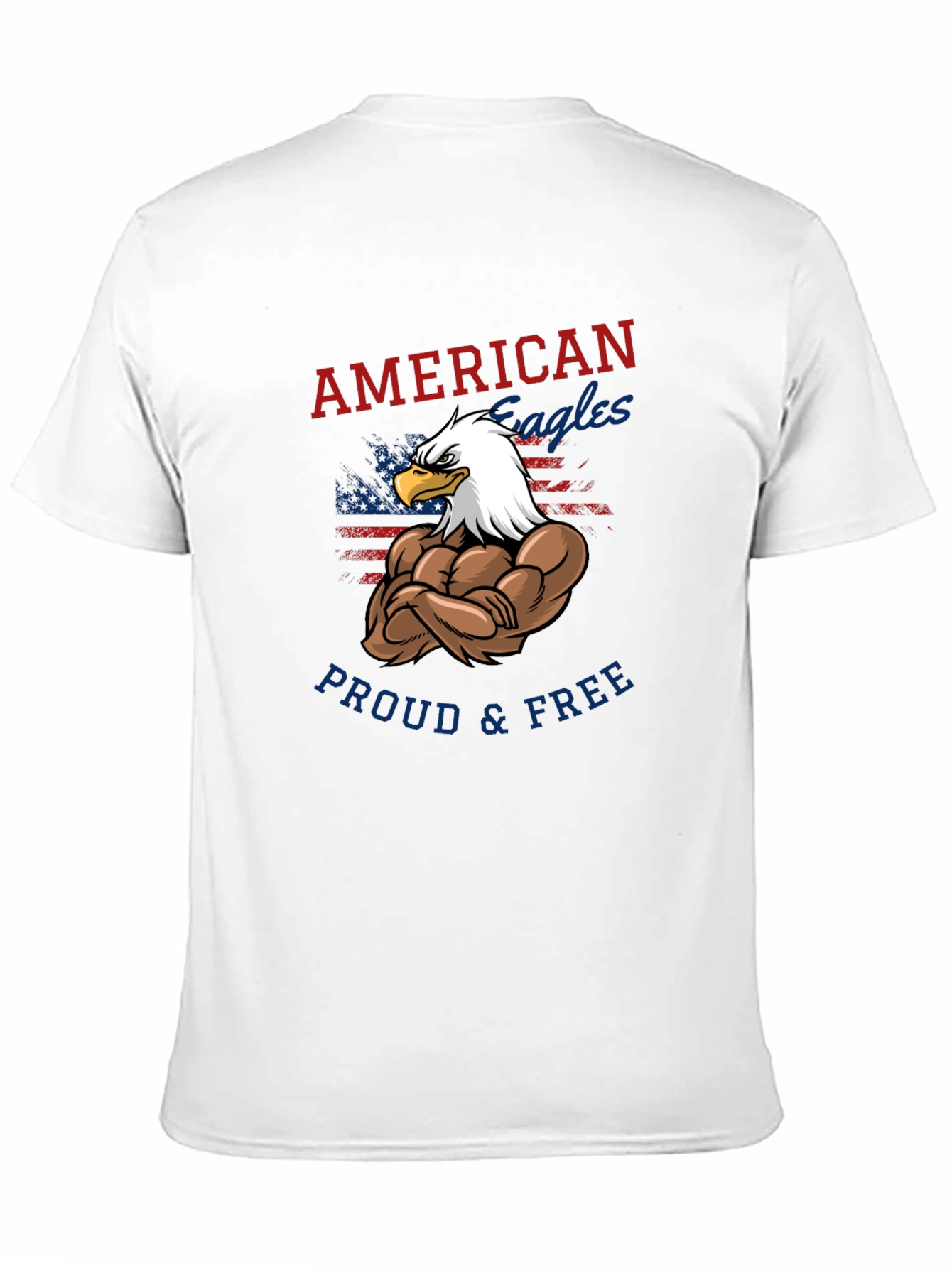 American Eagles T-Shirt - Proud & Free Patriotic Tee