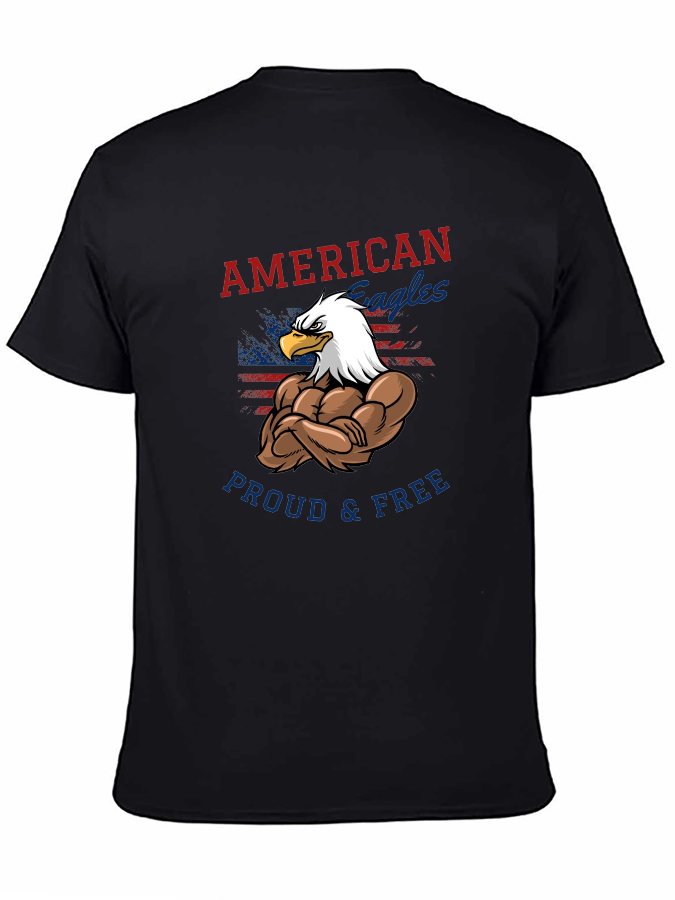 American Eagles T-Shirt - Proud & Free Patriotic Tee