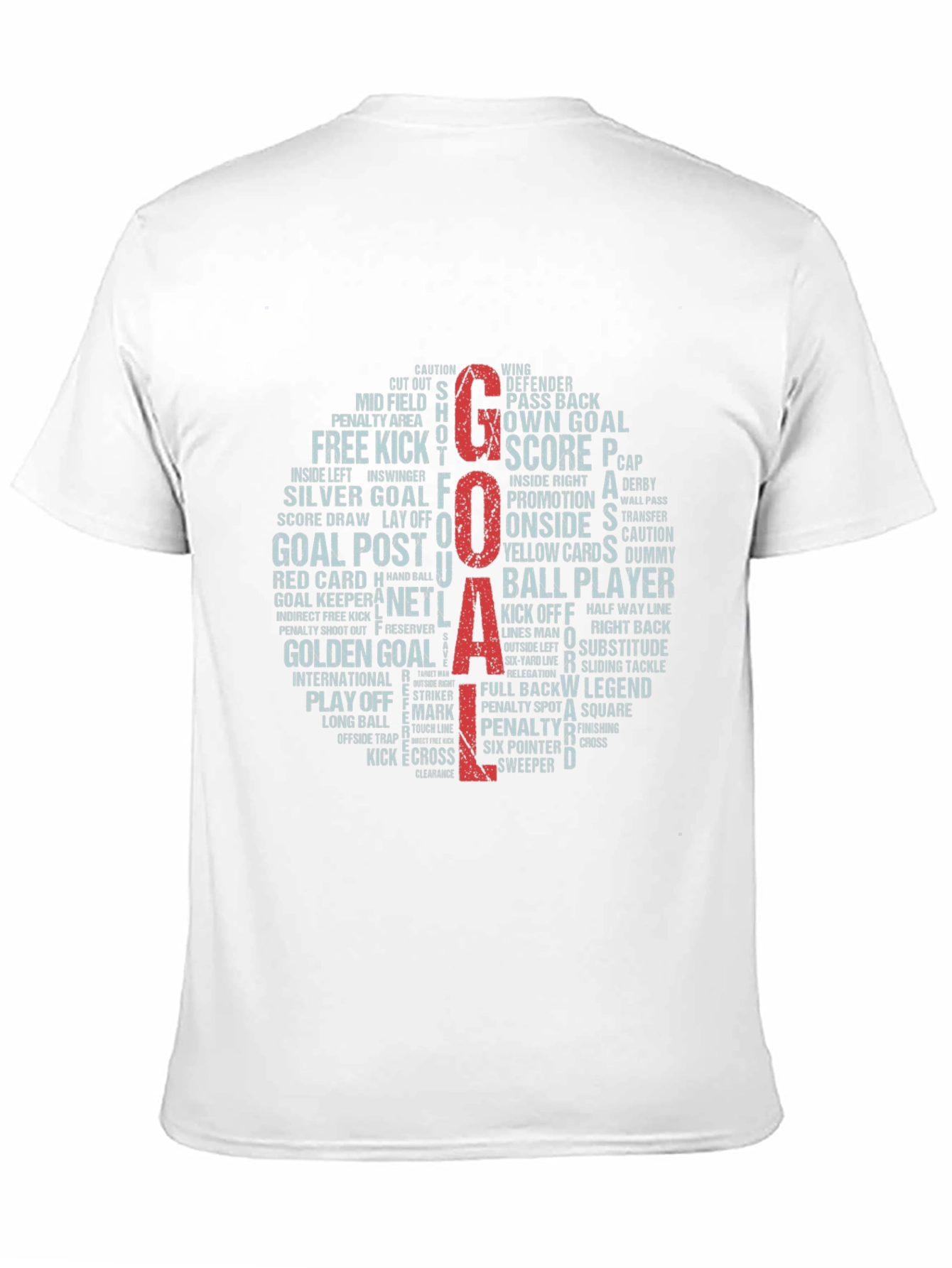 Soccer Word Art T-Shirt - Goal!