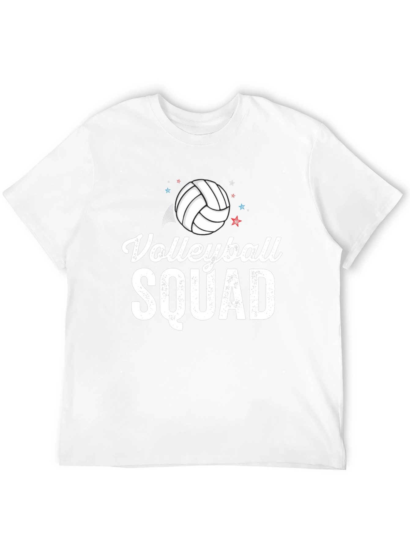 Volleyball Squad T-Shirt - Sporty Crew Neck Tee