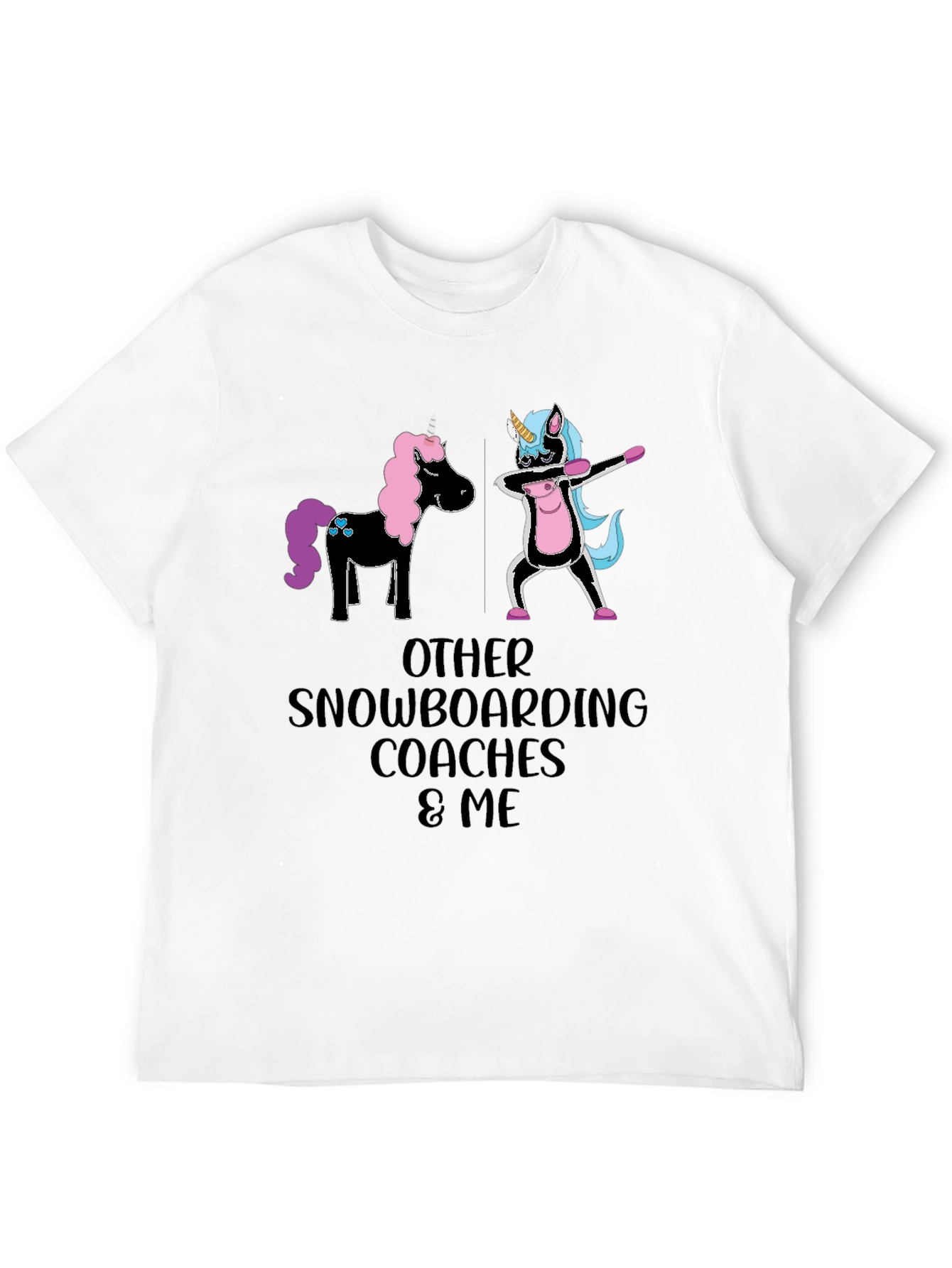 Funny Snowboarding Coach Unicorn T-Shirt