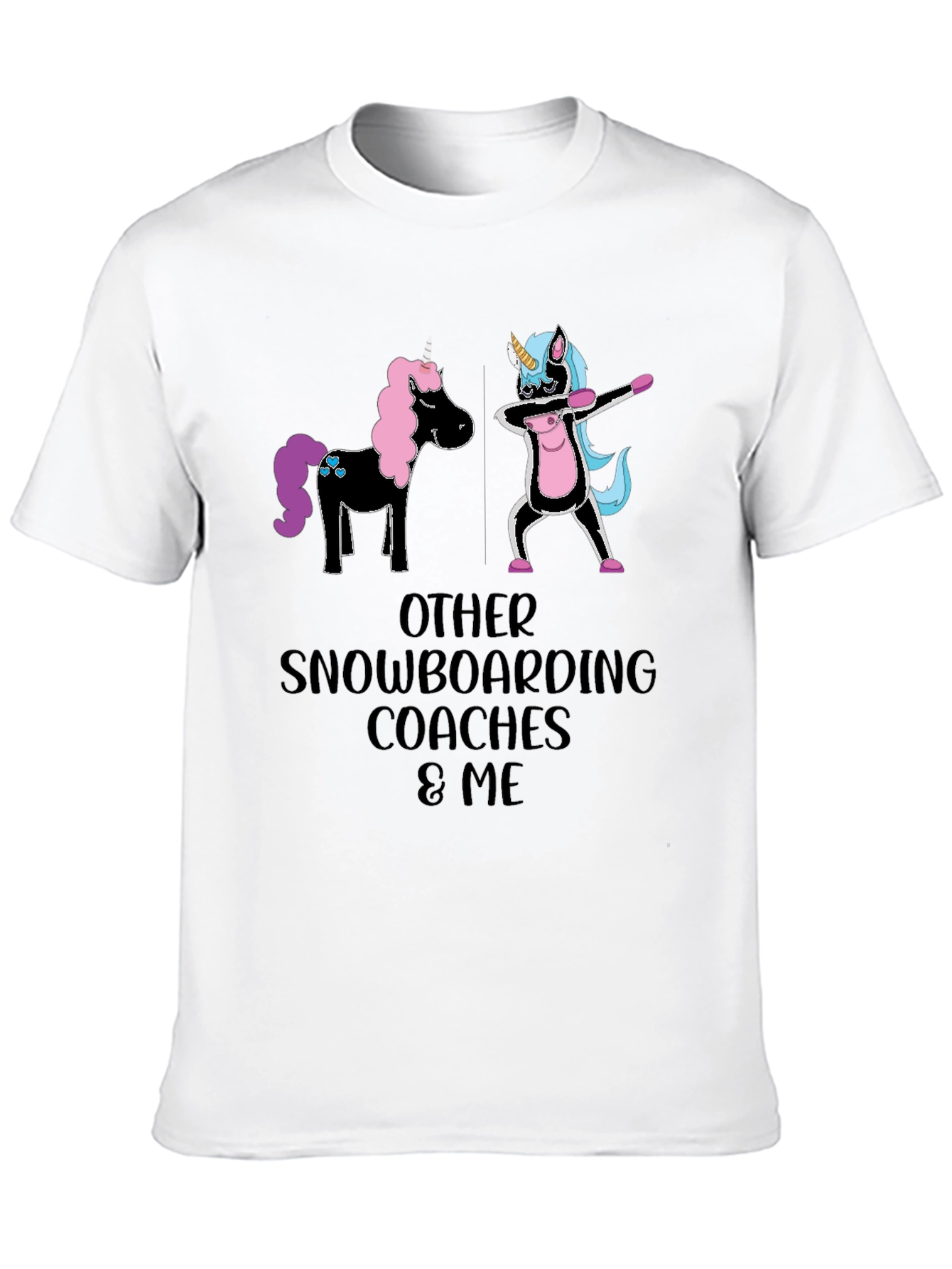 Funny Snowboarding Coach Unicorn T-Shirt