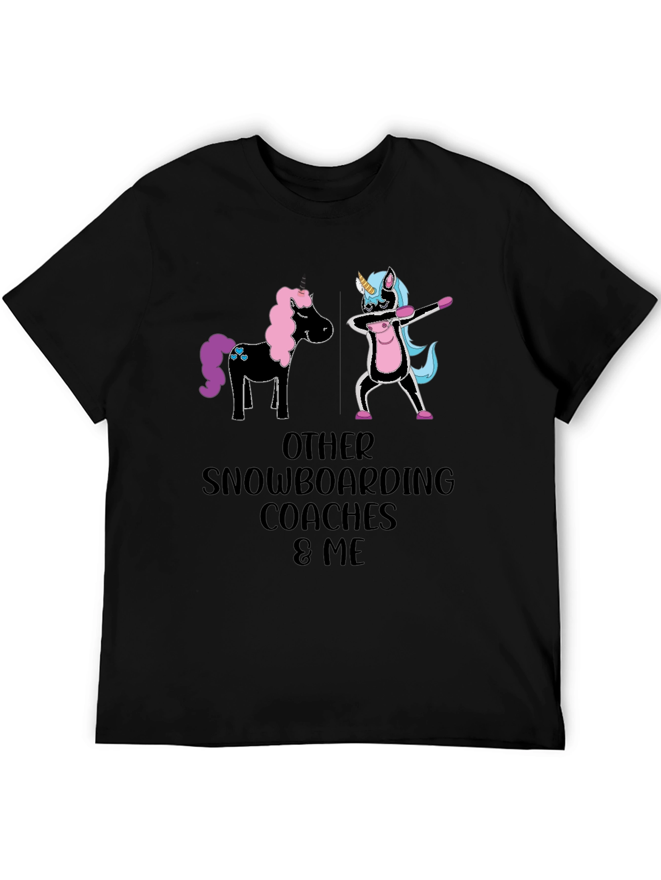 Funny Snowboarding Coach Unicorn T-Shirt