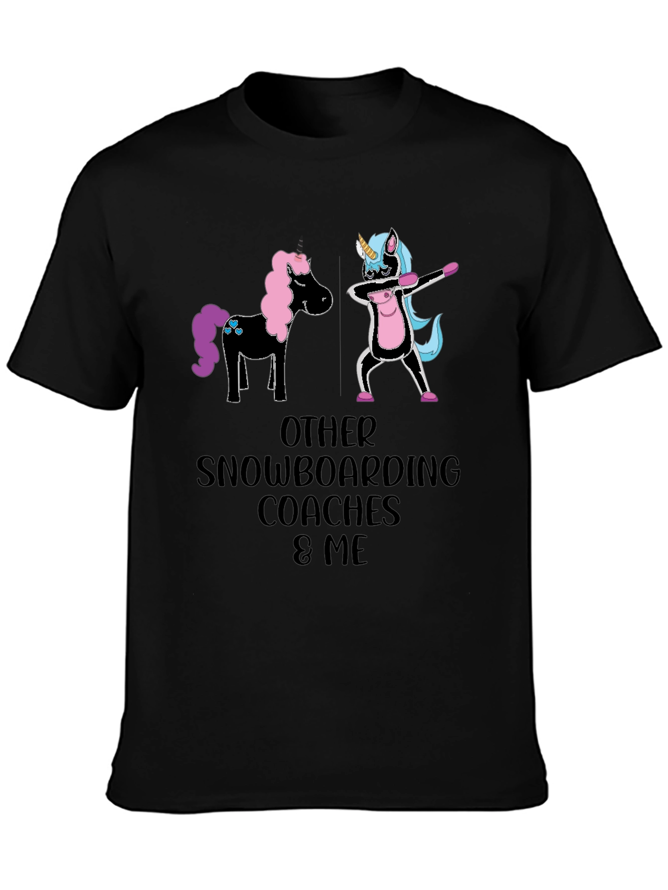 Funny Snowboarding Coach Unicorn T-Shirt